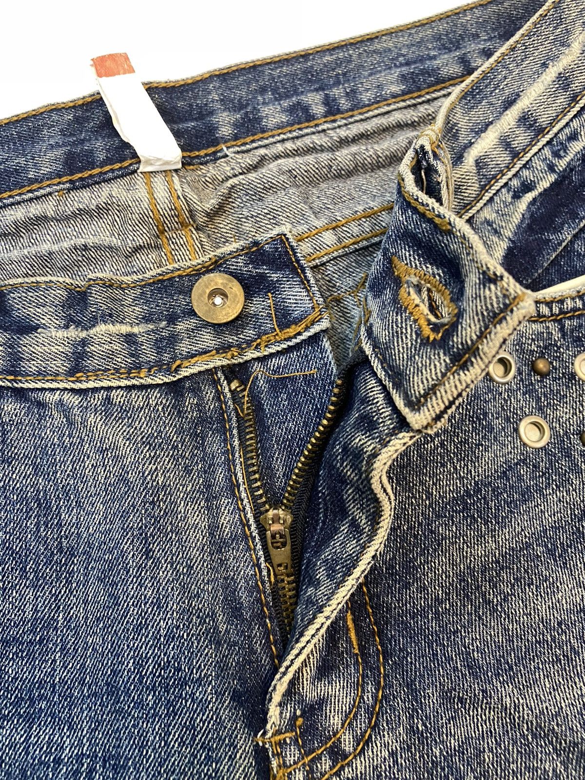 Designer × Japanese Brand 🔥Rare G-land Edge Denim Patchwork Inspired Chrome Hearts Size US 32 / EU 48 - 8 Thumbnail