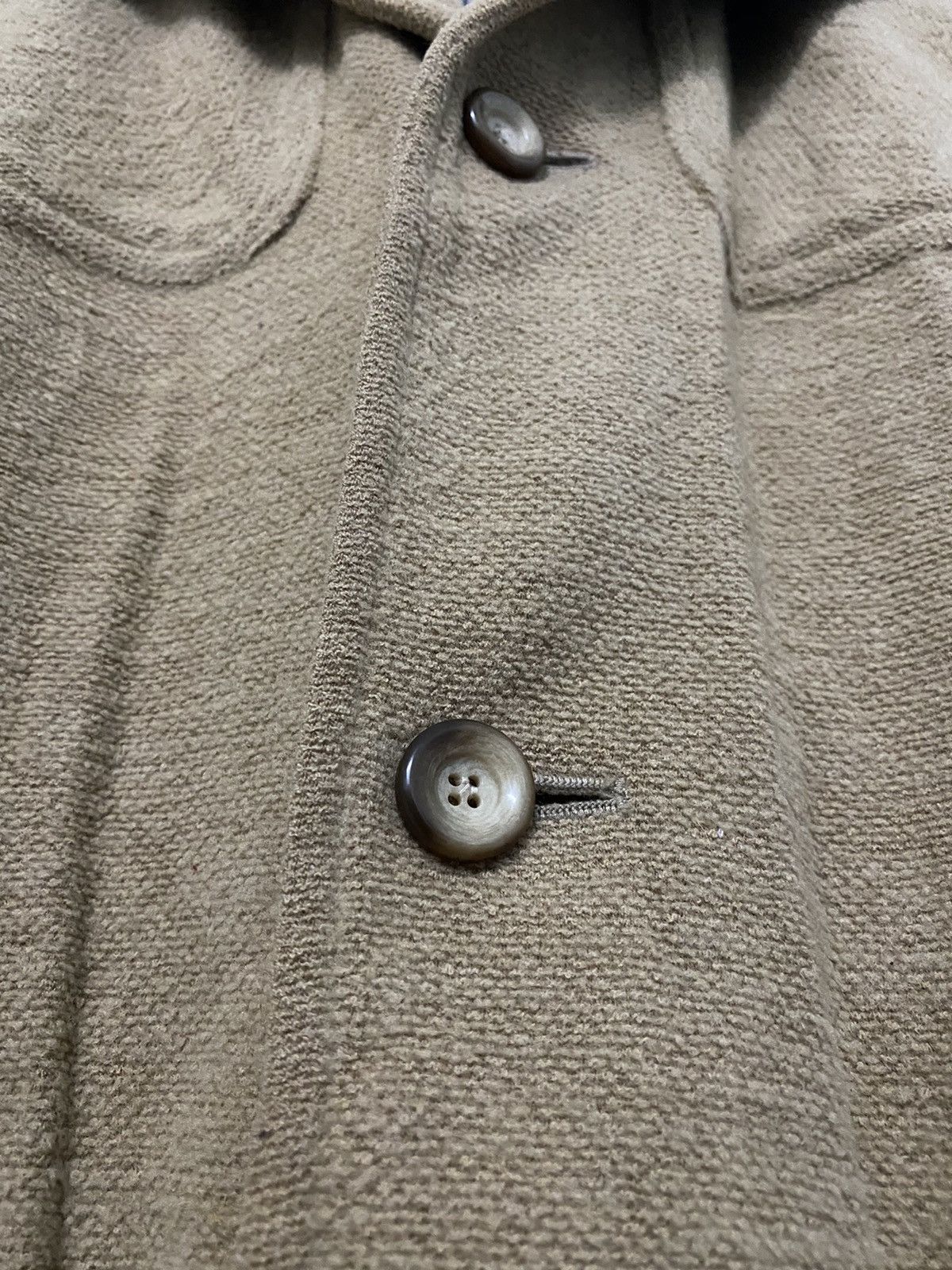 Designer × Other Vintage Elle Homme Paris Wool Coat Jacket Size US XL / EU 56 / 4 - 3 Thumbnail