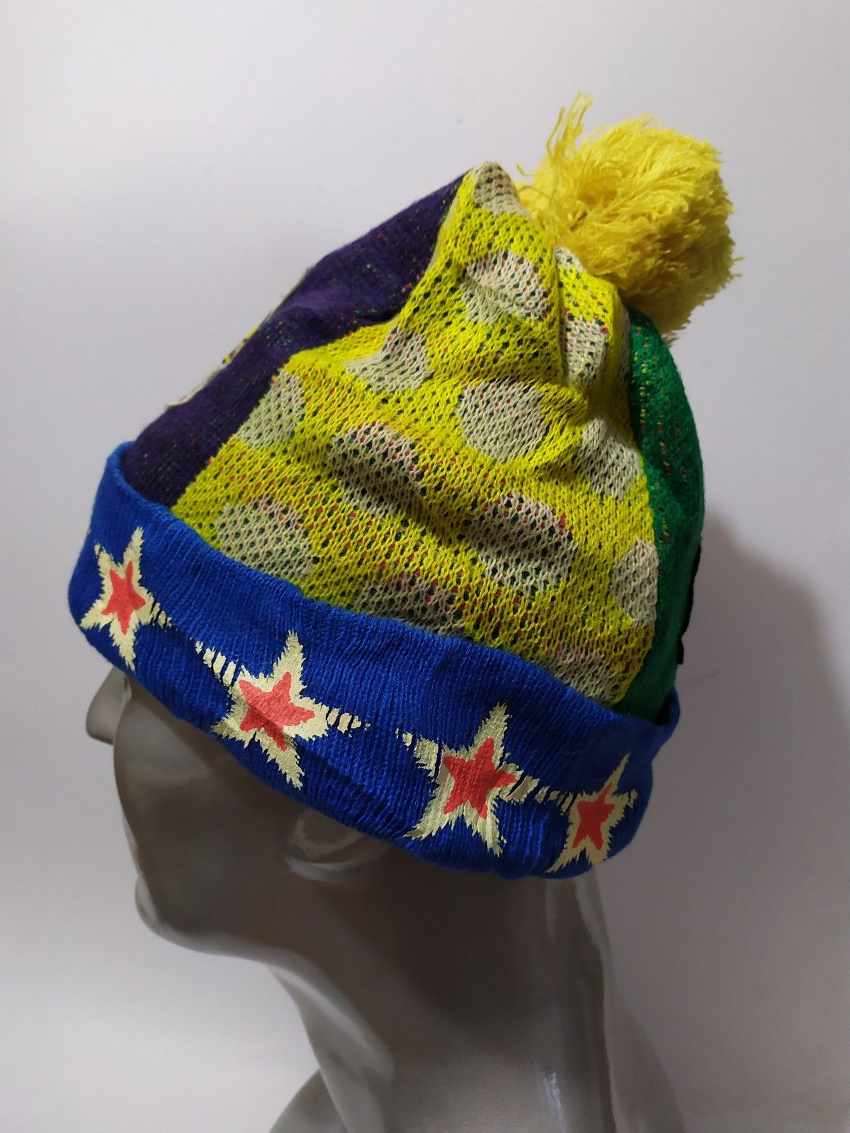 Japanese Brand 🔥Joy Full Monster Multicolour Cartoon Design Beanie Size ONE SIZE - 4 Thumbnail