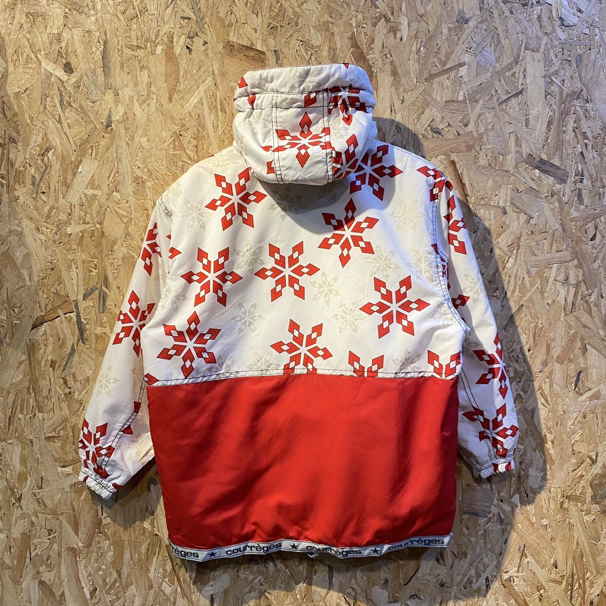 Andre Courreges × Courreges × Vintage VINTAGE RARE‼️Courrèges Sport Futur Half Zip Ski Jackets Size US L / EU 52-54 / 3 - 2 Thumbnail