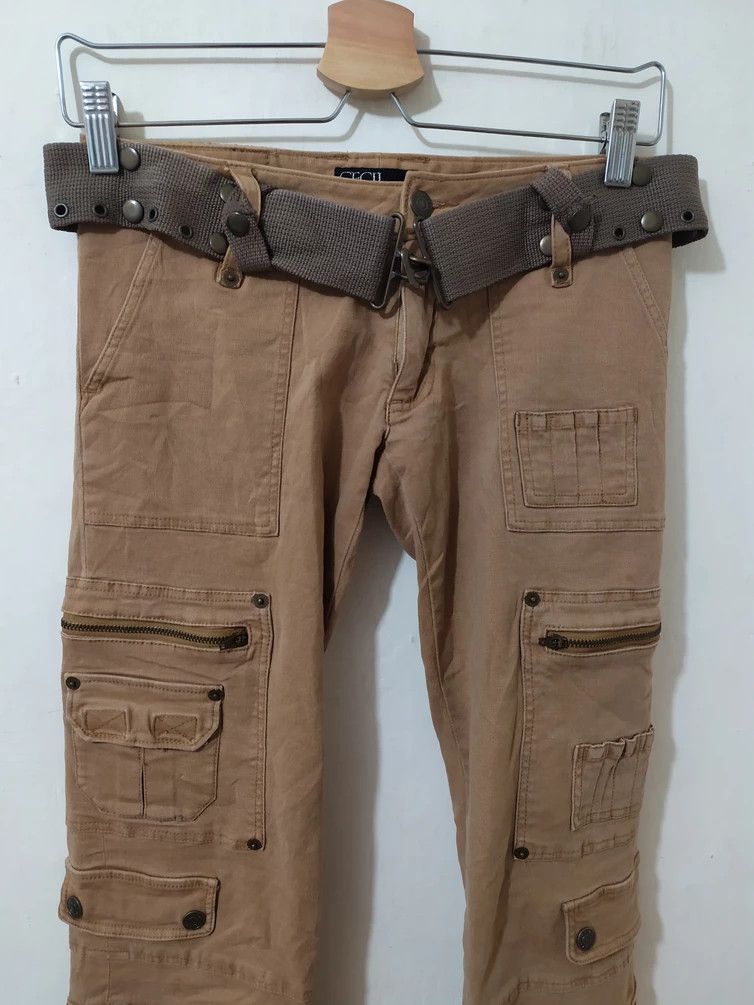 Japanese Brand 🔥Cecill McBee Multipocket Tactical Military Bondage Pants Size US 27 - 2 Thumbnail