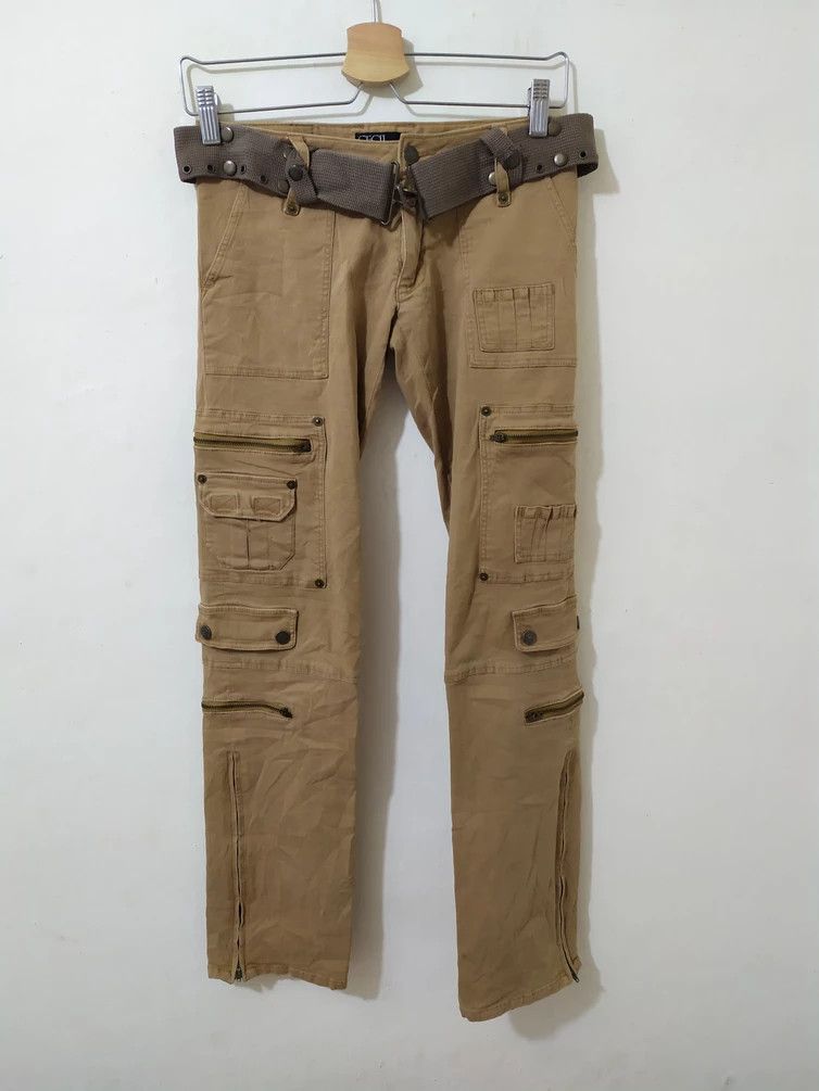 Japanese Brand 🔥Cecill McBee Multipocket Tactical Military Bondage Pants Size US 27 - 1 Thumbnail