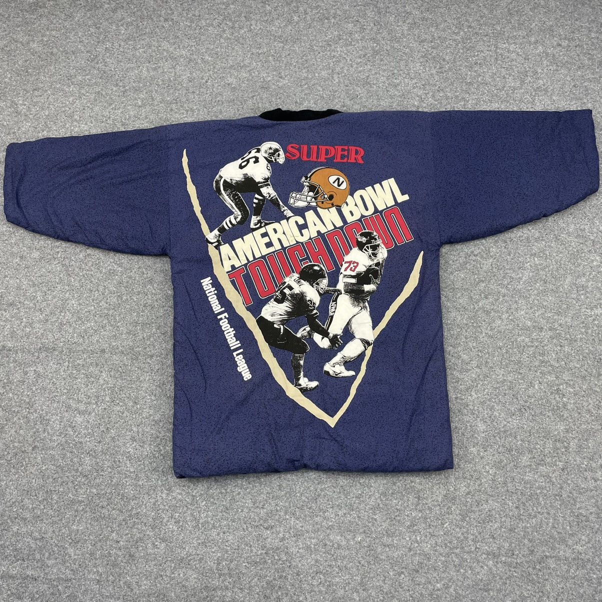 Japanese Brand × NFL × Vintage Super American Bowl Touch Down Kimono Puffer Jacket Size US M / EU 48-50 / 2 - 3 Thumbnail