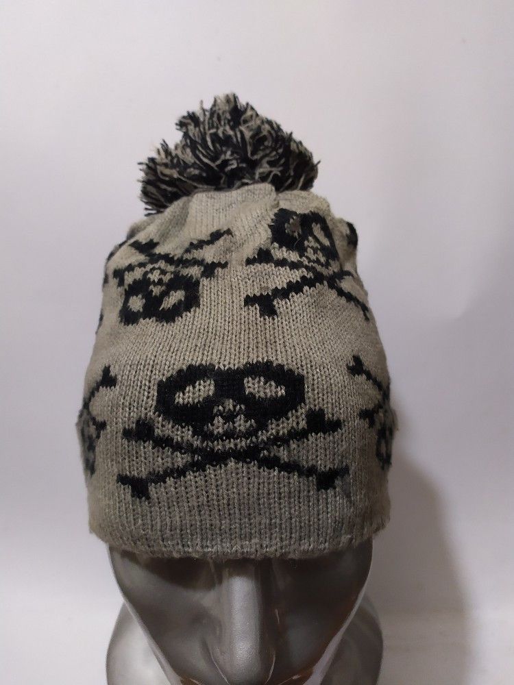 🔥Unknown Fullprint Skull Beanie Punk Bondage design hats