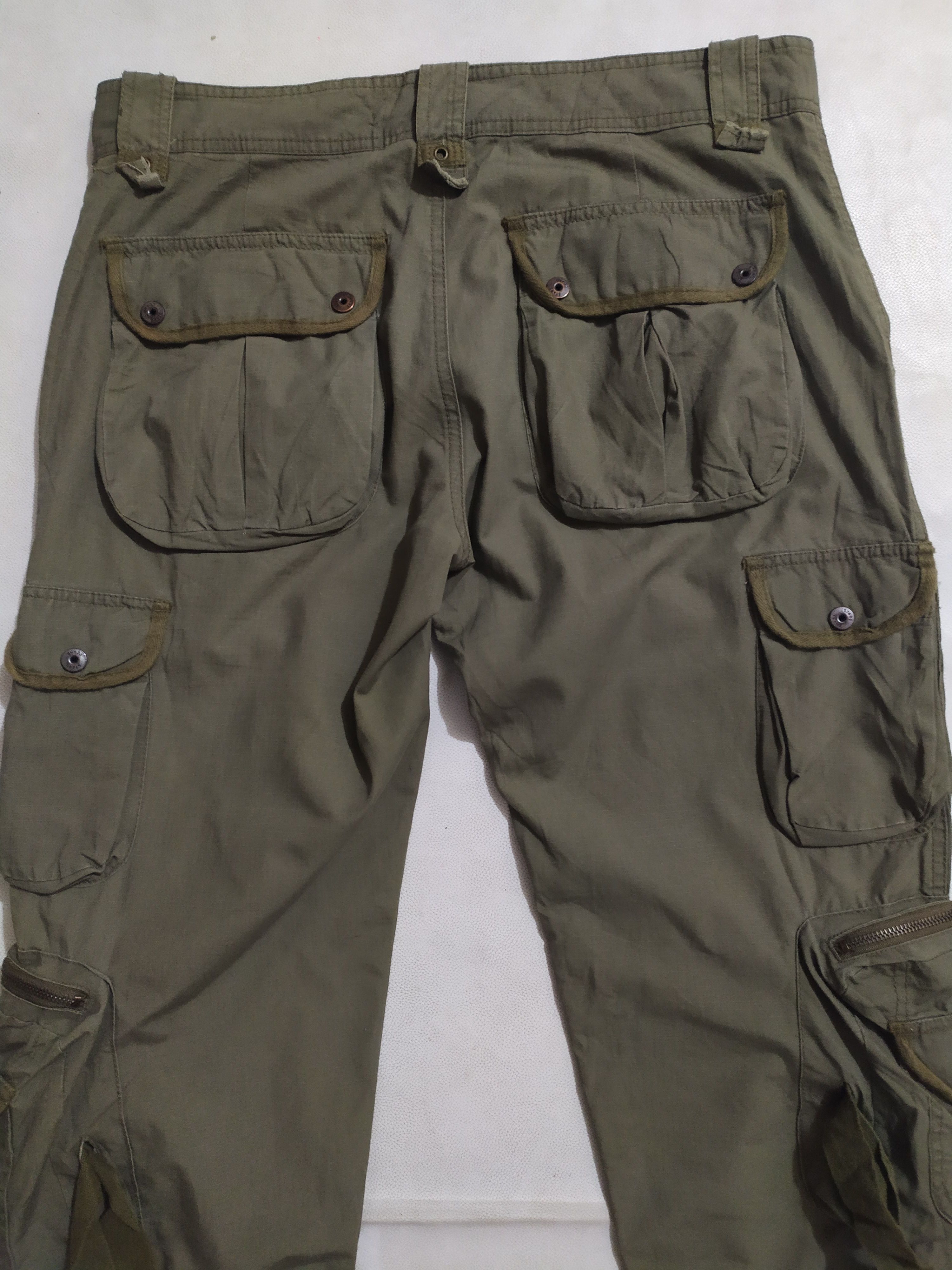 Japanese Brand 🔥Hendrix Project Multipocket Tactical Cargo Bondage Pants Size US 34 / EU 50 - 6 Thumbnail