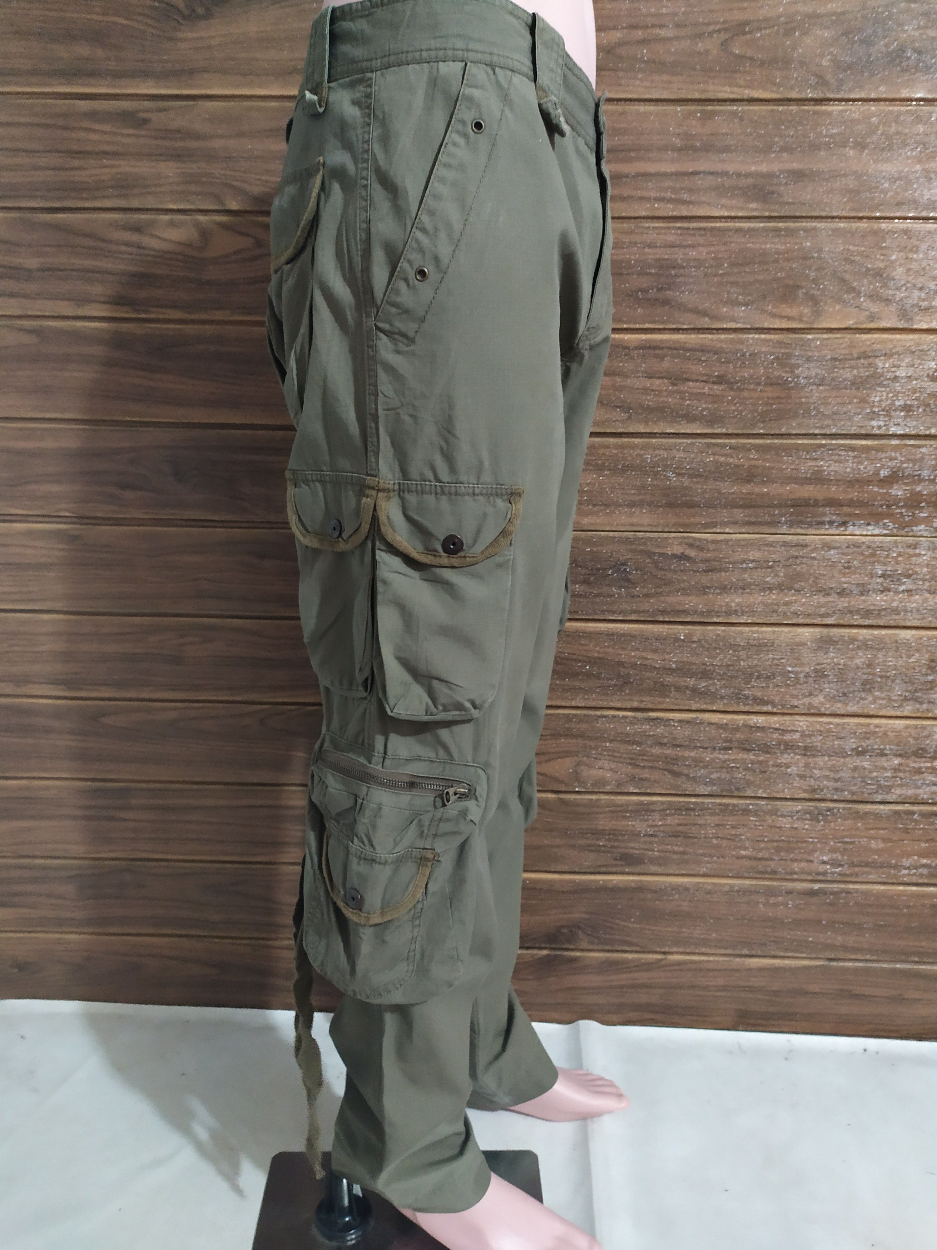 Japanese Brand 🔥Hendrix Project Multipocket Tactical Cargo Bondage Pants Size US 34 / EU 50 - 11 Thumbnail