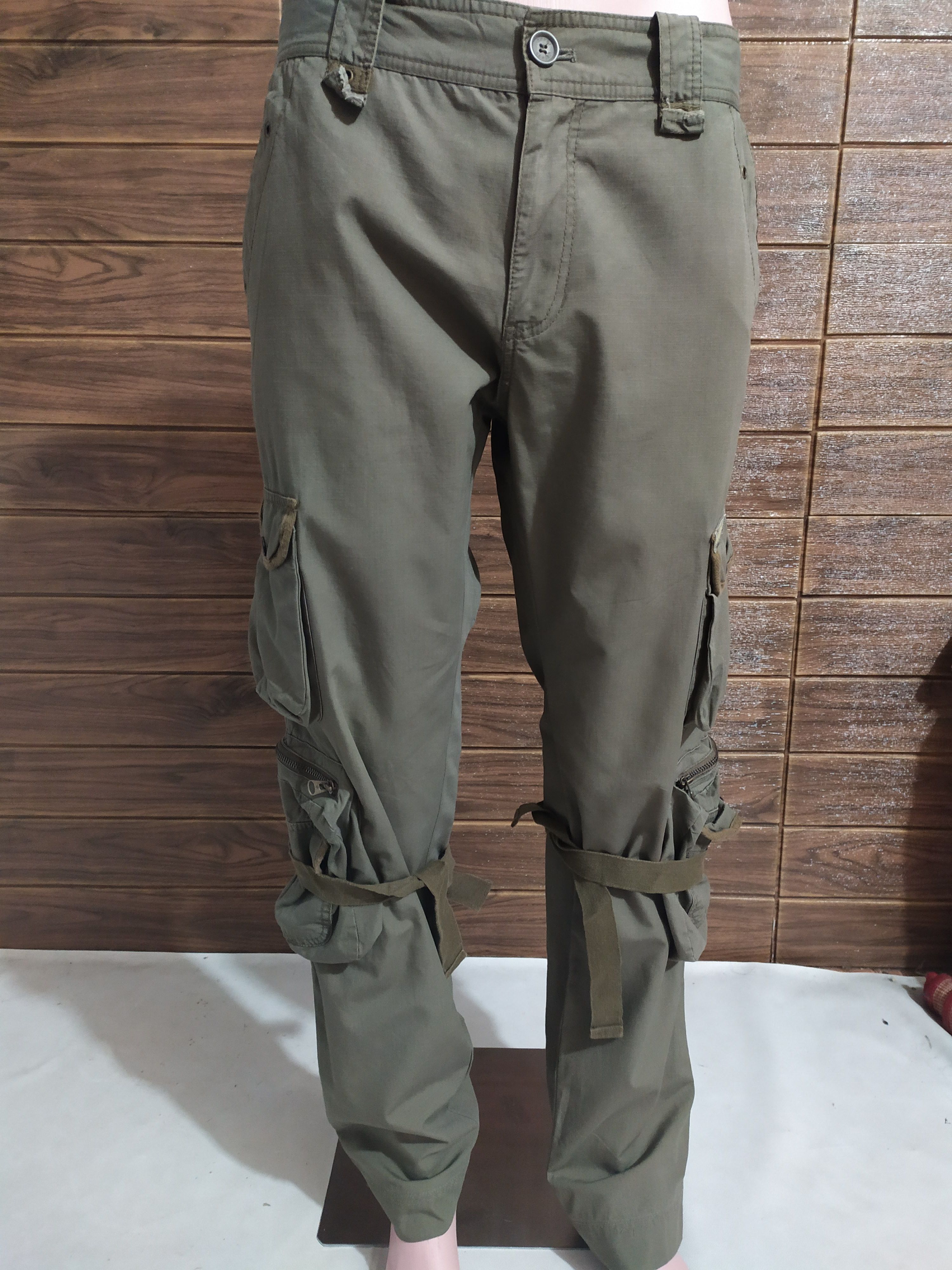 Japanese Brand 🔥Hendrix Project Multipocket Tactical Cargo Bondage Pants Size US 34 / EU 50 - 16 Thumbnail