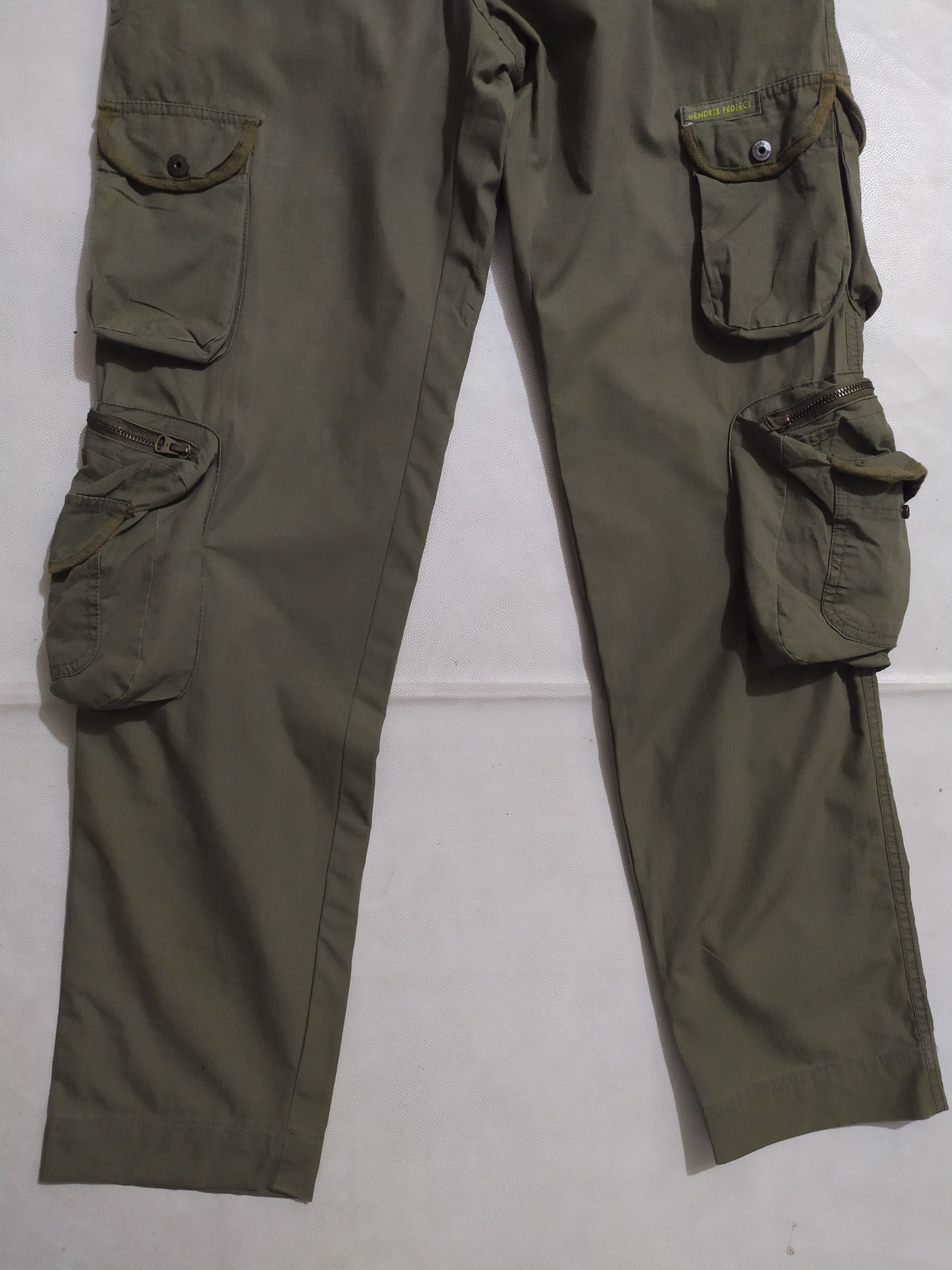 Japanese Brand 🔥Hendrix Project Multipocket Tactical Cargo Bondage Pants Size US 34 / EU 50 - 3 Thumbnail