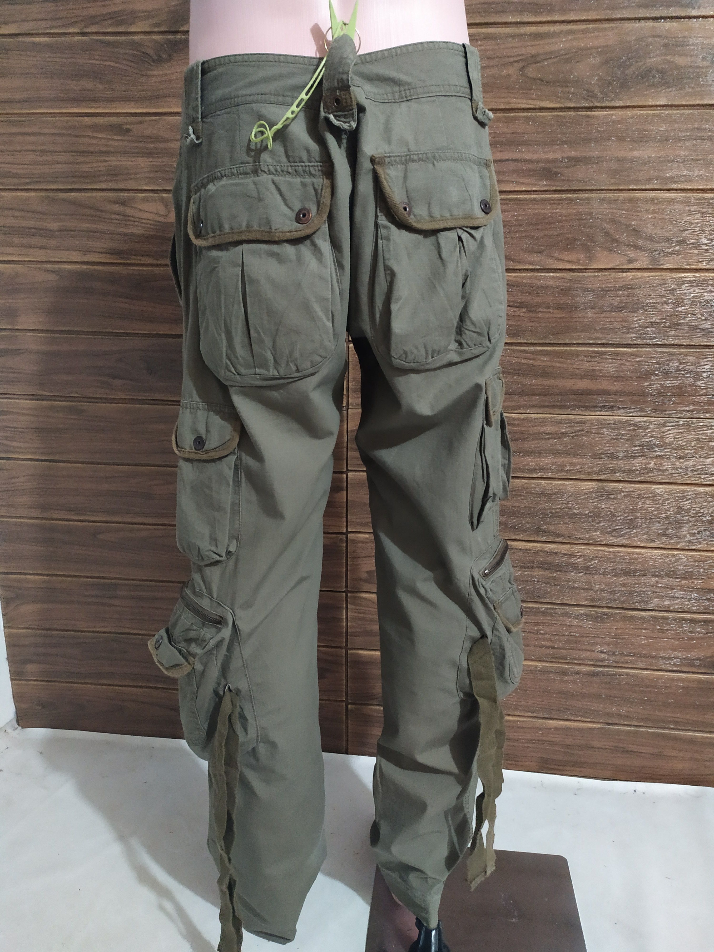 Japanese Brand 🔥Hendrix Project Multipocket Tactical Cargo Bondage Pants Size US 34 / EU 50 - 15 Thumbnail