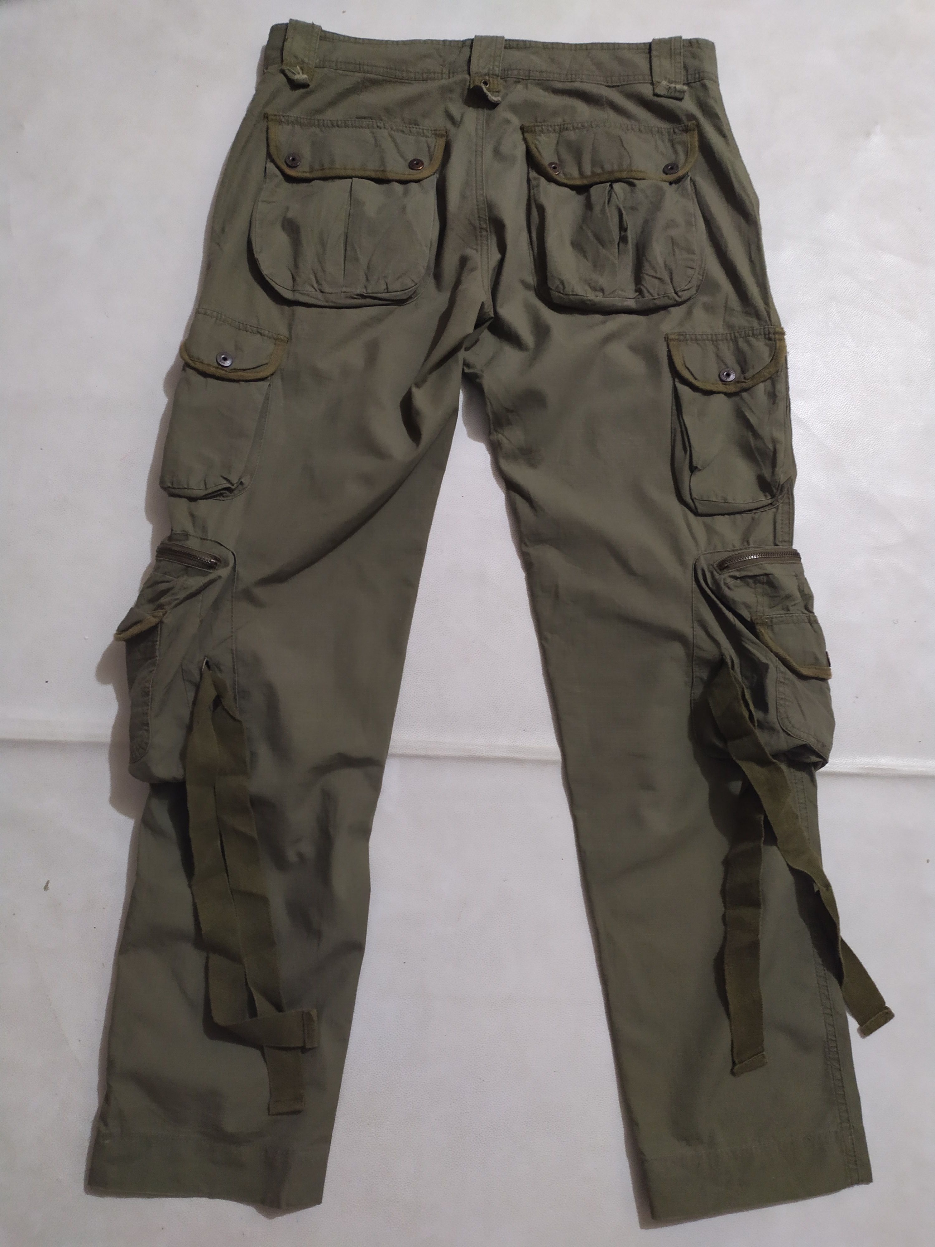 Japanese Brand 🔥Hendrix Project Multipocket Tactical Cargo Bondage Pants Size US 34 / EU 50 - 5 Thumbnail