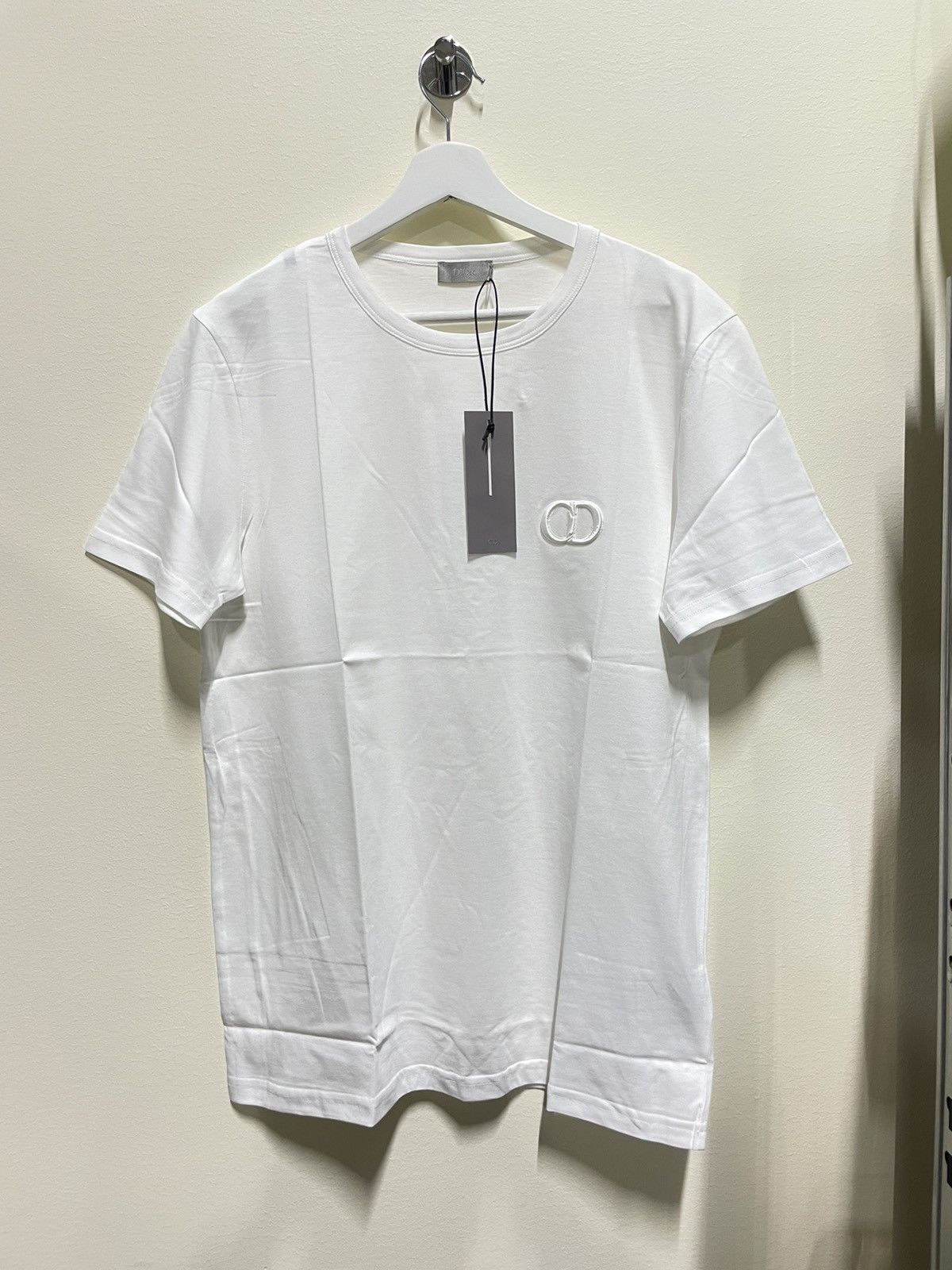 Image of Dior Cd Icon T-Shirt New 700$ in White, Men's (Size Small)