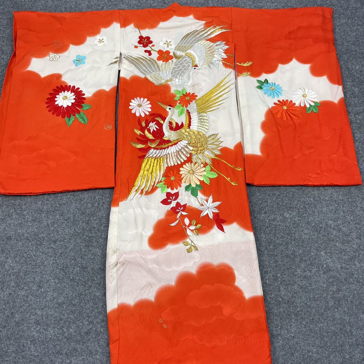 Japanese Brand × Vintage Vintage Japanese Traditional Kimono Embroidery Size US XS / EU 42 / 0 - 3 Thumbnail