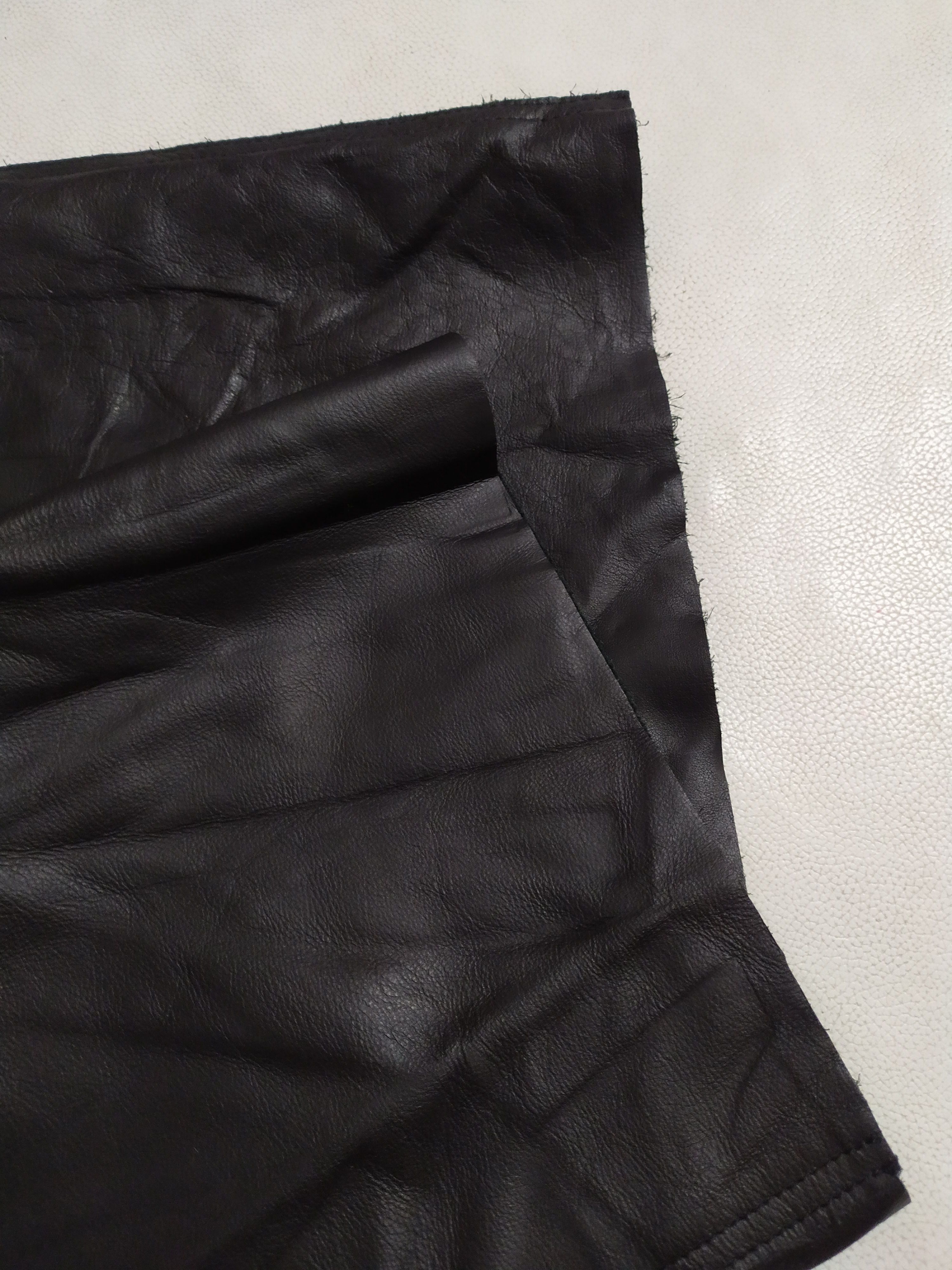 Genuine Leather × Japanese Brand No Concept But Good Sense Black Leather Pants Size US 31 - 9 Thumbnail