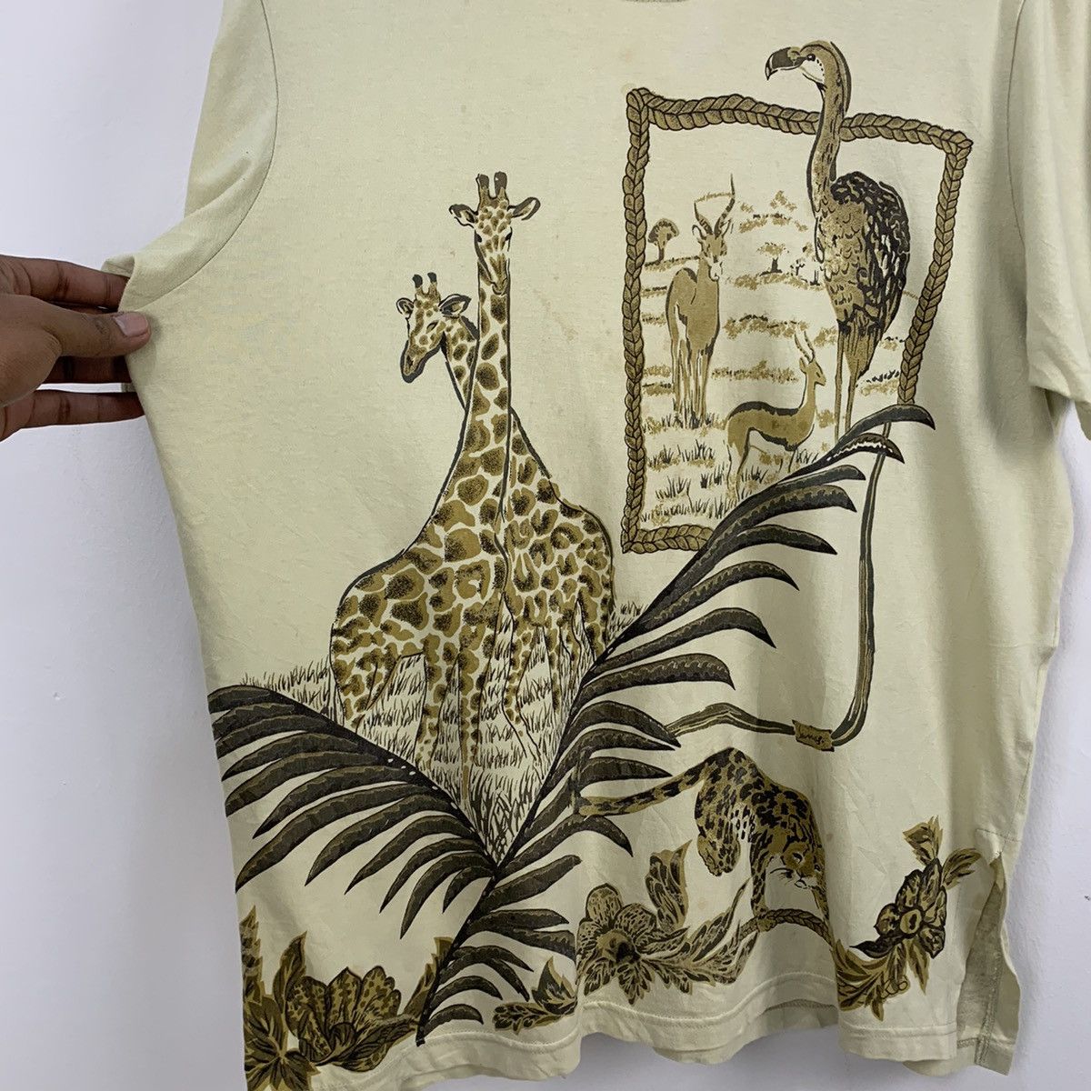 Habitat TGM Pour Femme Giraffe Wild Cheetah Deer Animal Habitat Tee Size US L / EU 52-54 / 3 - 9 Thumbnail