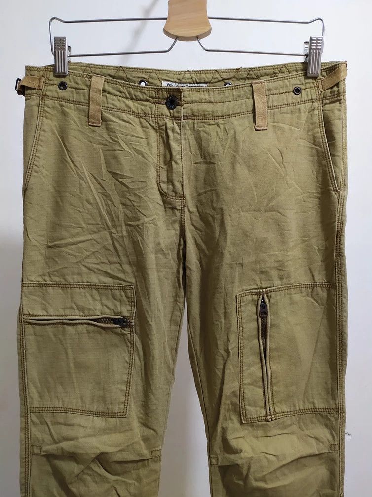 Polo Ralph Lauren 🔥Polo Ralph Lauren Polo Jeans Cargo Drawstring Hem Pants Size US 29 - 2 Thumbnail