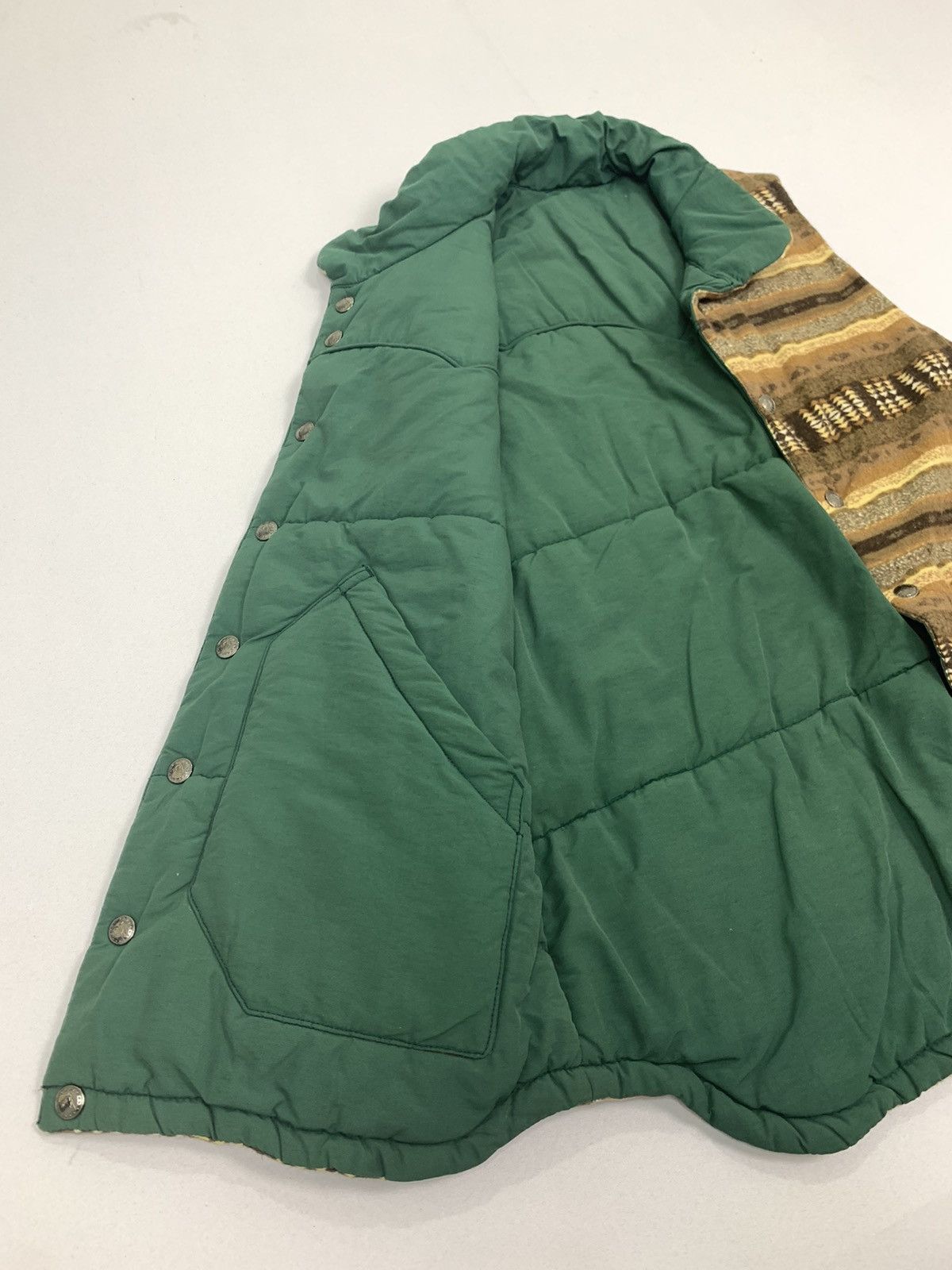 Japanese Brand UNIONMADE GRN TOKYO Reversible Navajo Aztec Art Vest Jacket Size US L / EU 52-54 / 3 - 18 Thumbnail