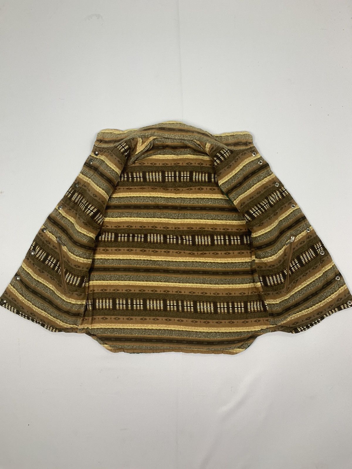 Japanese Brand UNIONMADE GRN TOKYO Reversible Navajo Aztec Art Vest Jacket Size US L / EU 52-54 / 3 - 13 Thumbnail
