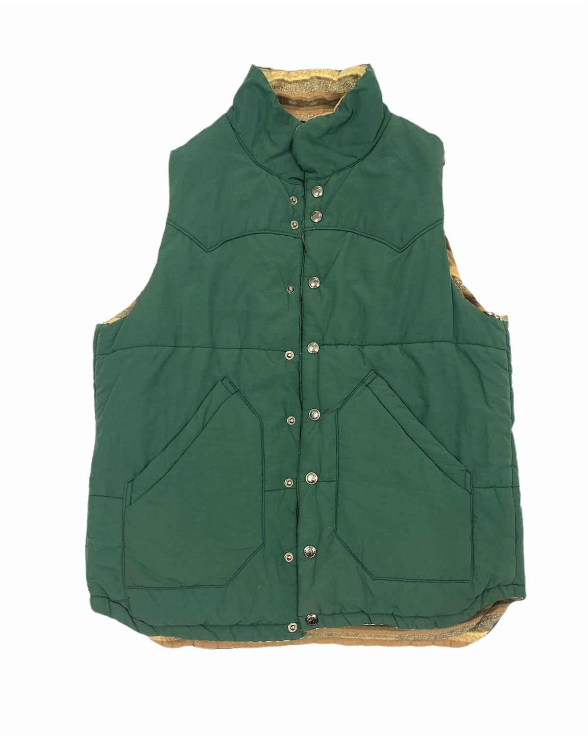 Japanese Brand UNIONMADE GRN TOKYO Reversible Navajo Aztec Art Vest Jacket Size US L / EU 52-54 / 3 - 7 Thumbnail
