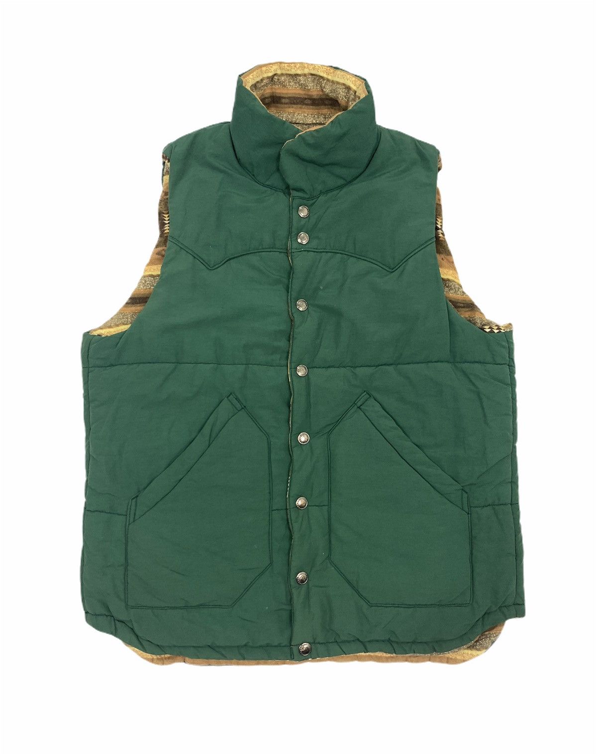 Japanese Brand UNIONMADE GRN TOKYO Reversible Navajo Aztec Art Vest Jacket Size US L / EU 52-54 / 3 - 6 Thumbnail