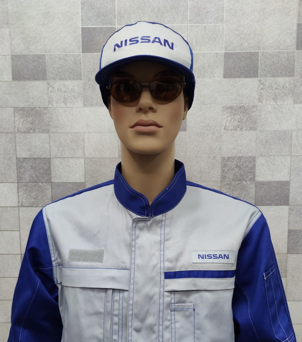 Japanese Brand NISMO! NISSAN Blue Stage Half Mesh Trucker Hat Size ONE SIZE - 2 Thumbnail