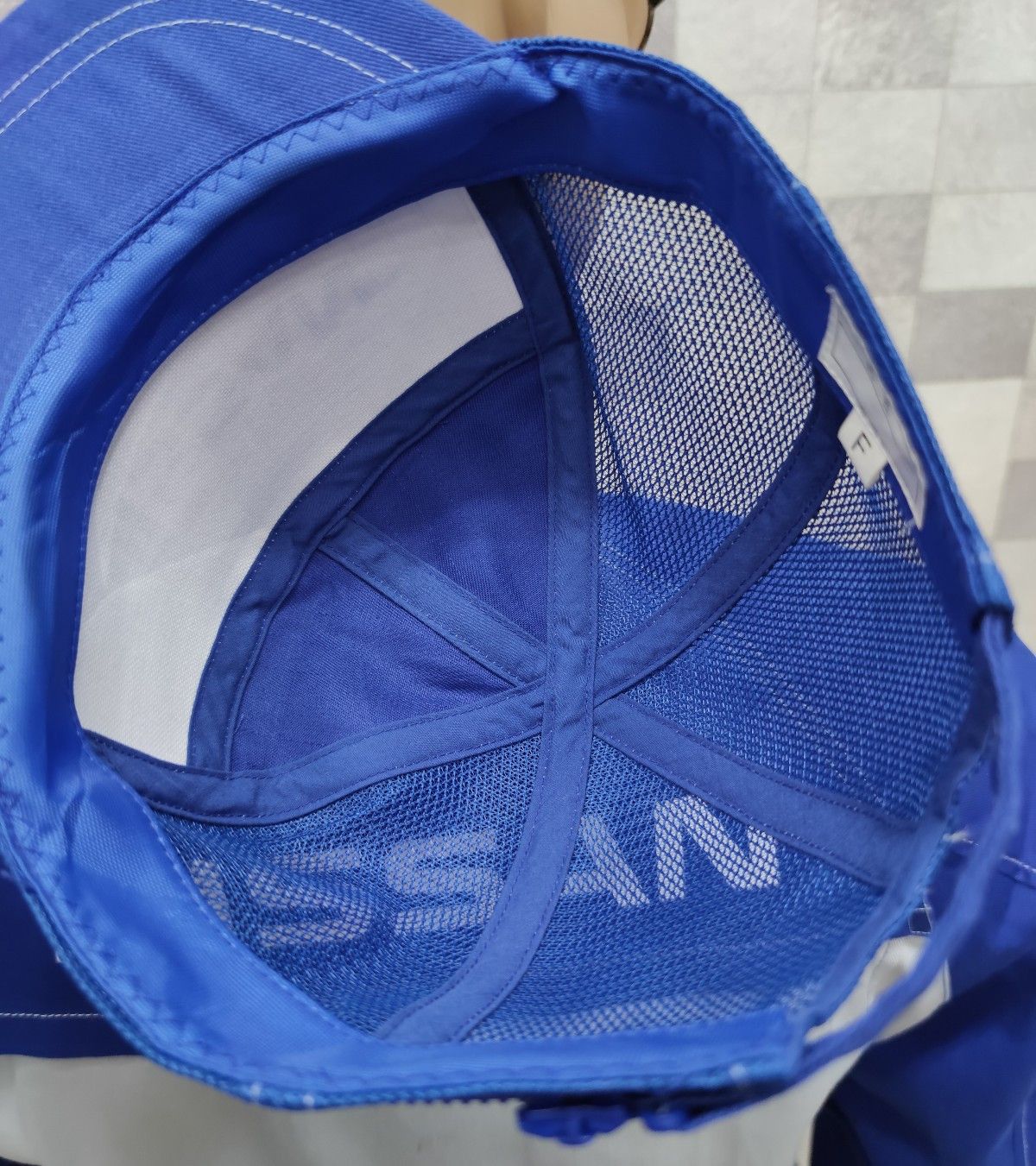 Japanese Brand NISMO! NISSAN Blue Stage Half Mesh Trucker Hat Size ONE SIZE - 10 Thumbnail