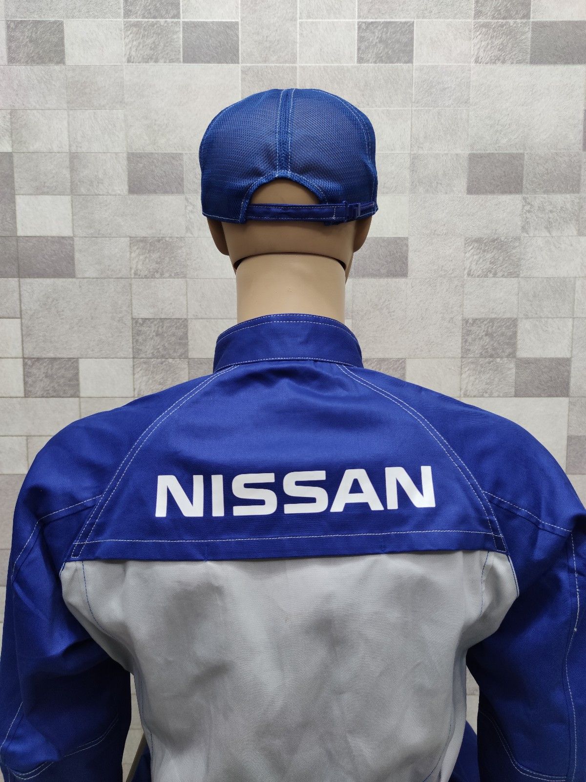 Japanese Brand NISMO! NISSAN Blue Stage Half Mesh Trucker Hat Size ONE SIZE - 7 Thumbnail