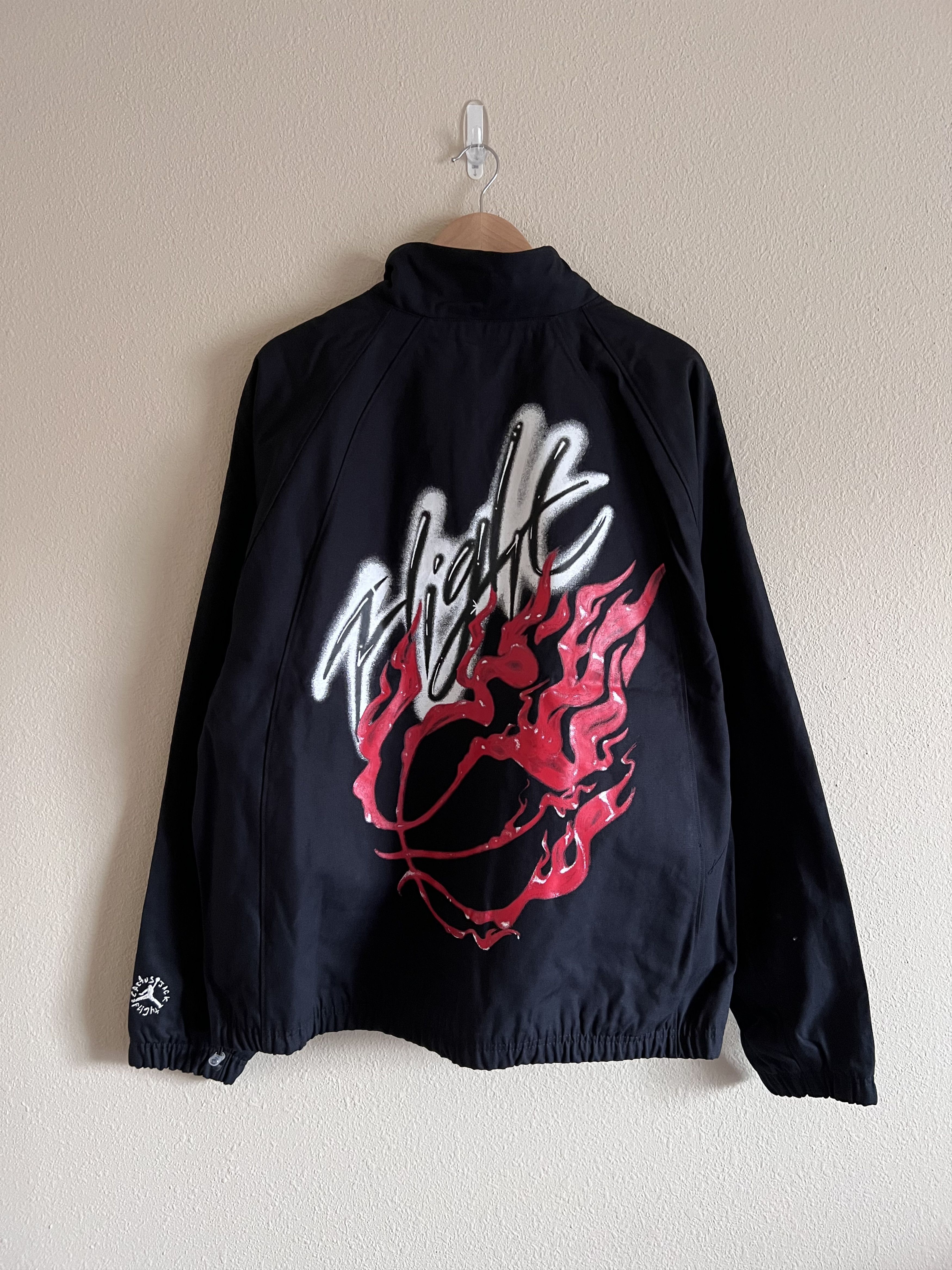 Jordan Brand × Travis Scott Travis Scott Jordan Woven Jacket in Black Size US XL / EU 56 / 4 - 6 Thumbnail