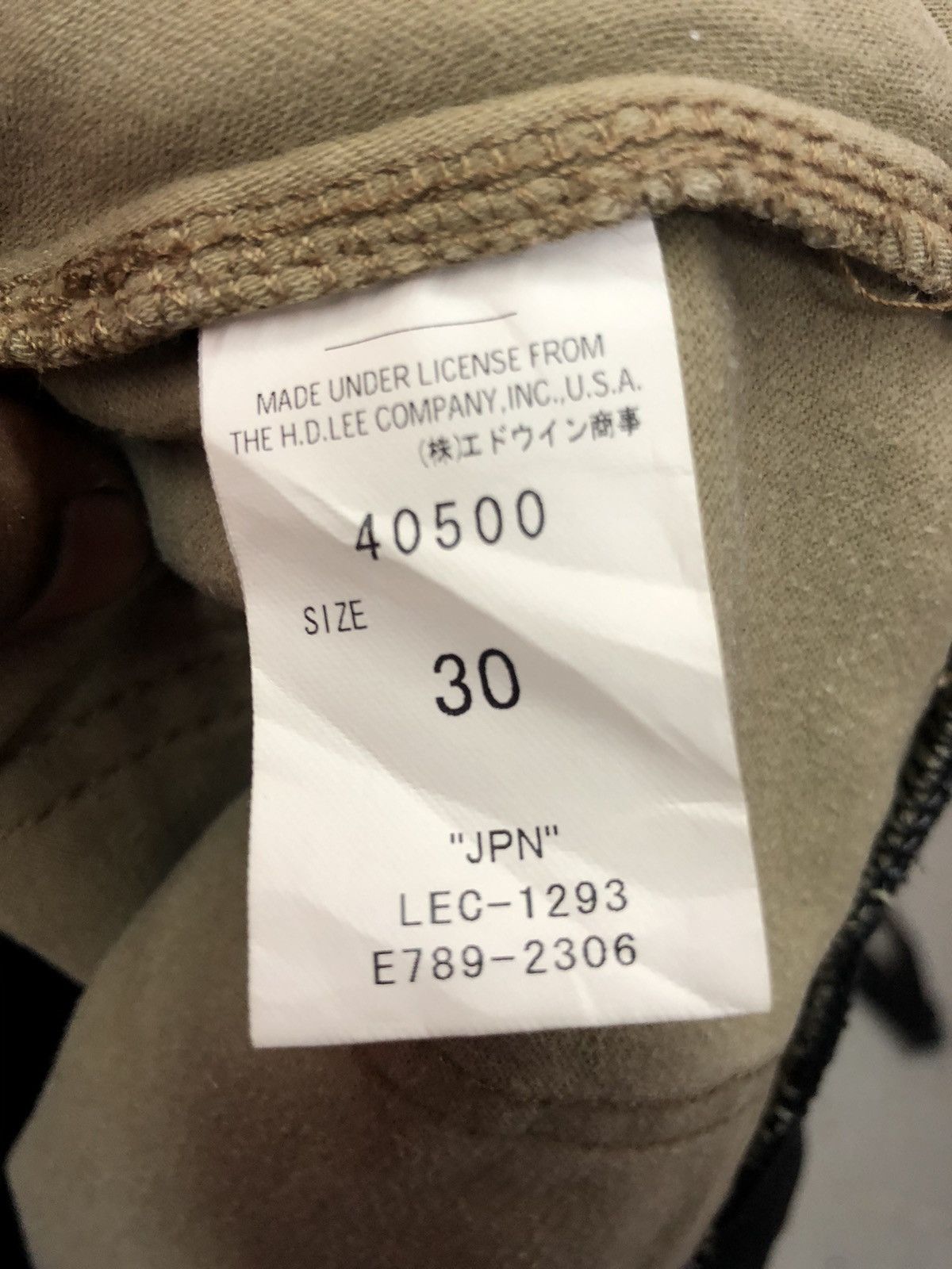 Lee LEE union made Sanforized pants Size US 34 / EU 50 - 5 Thumbnail