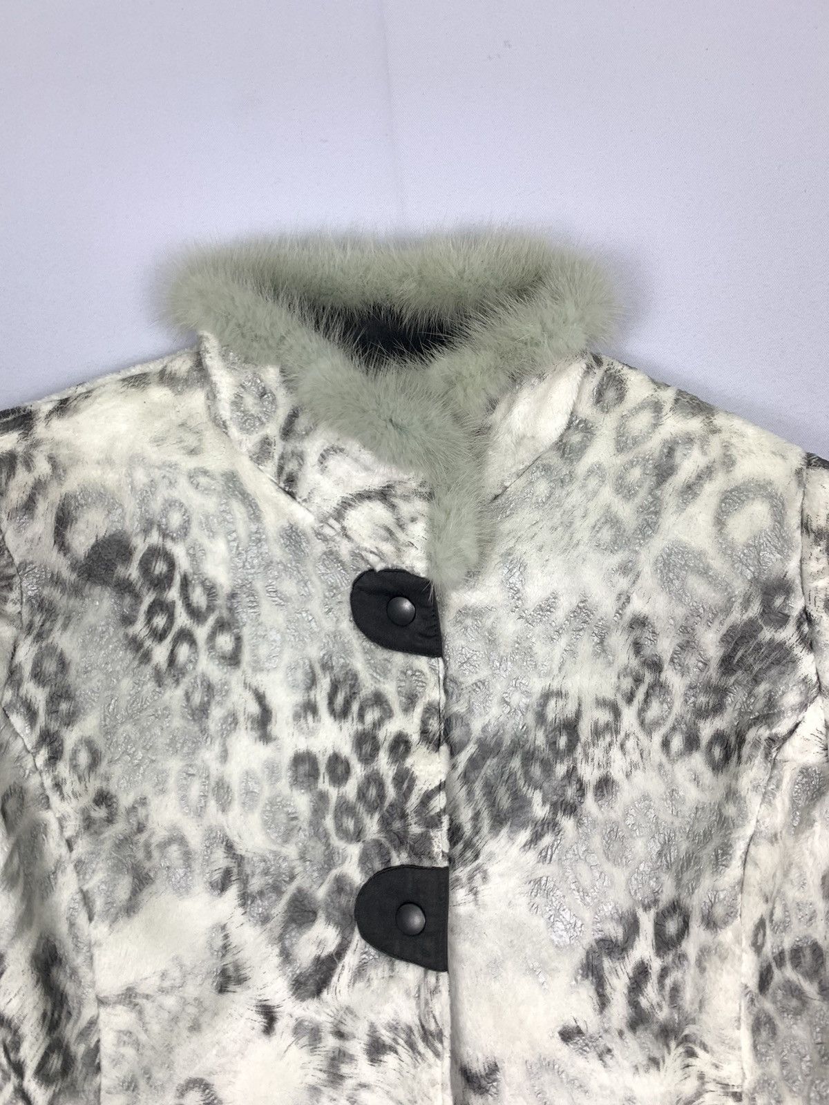 Japanese Brand × Other BROCHE Fullprinted Animal Leopard Footage Fur Parka Jacket Size L / US 10 / IT 46 - 4 Thumbnail
