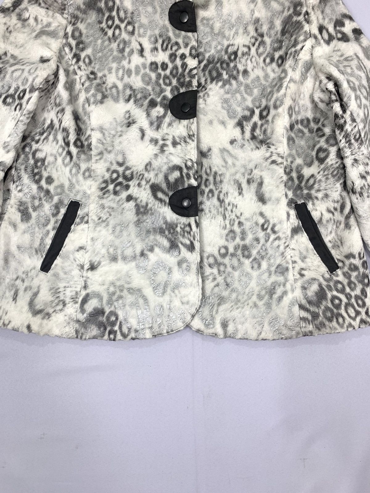 Japanese Brand × Other BROCHE Fullprinted Animal Leopard Footage Fur Parka Jacket Size L / US 10 / IT 46 - 5 Thumbnail