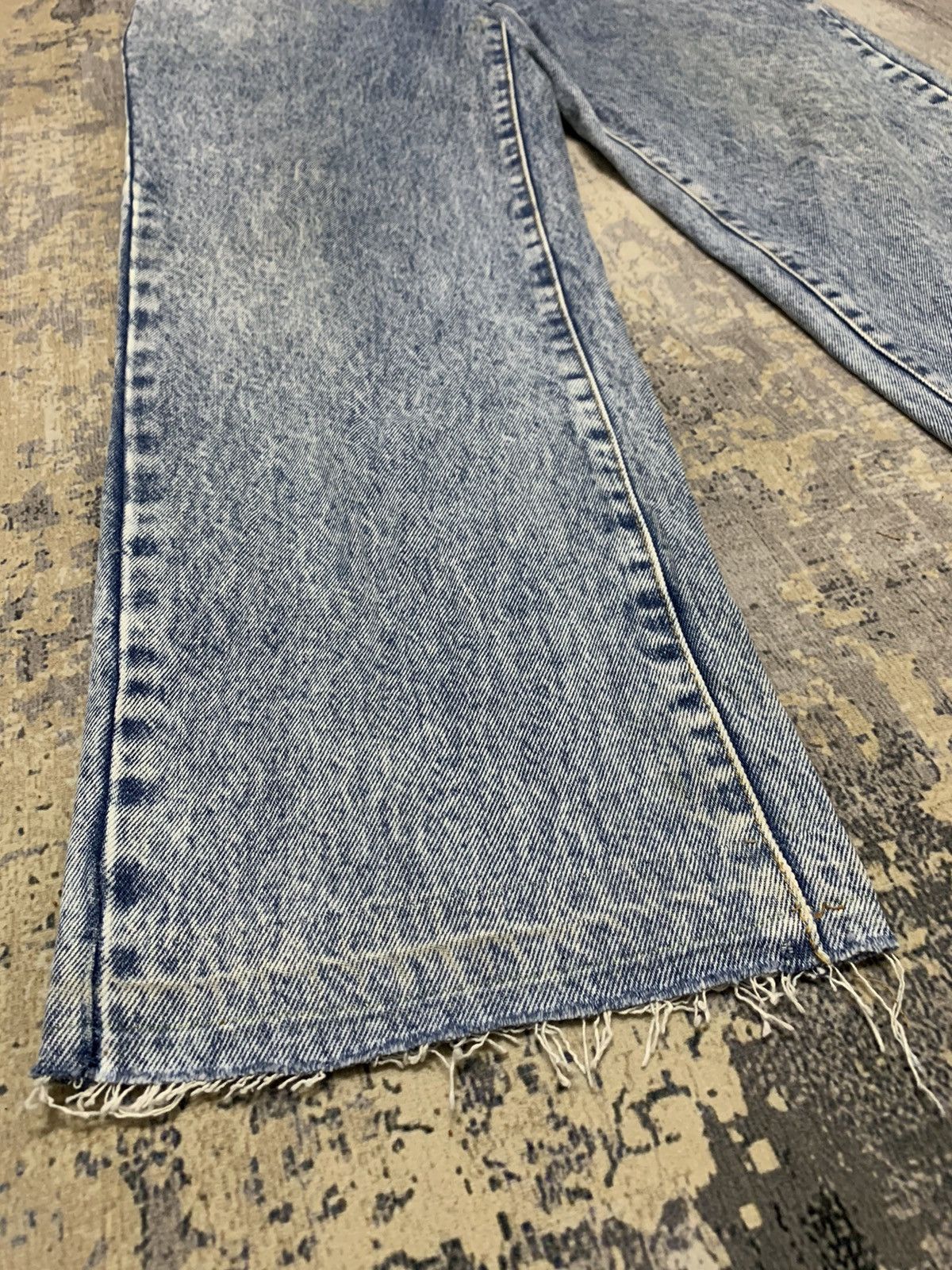 Vintage Vintage Denim Big John Acid Wash Baggy Jeans 33x28 Size US 33 - 7 Thumbnail