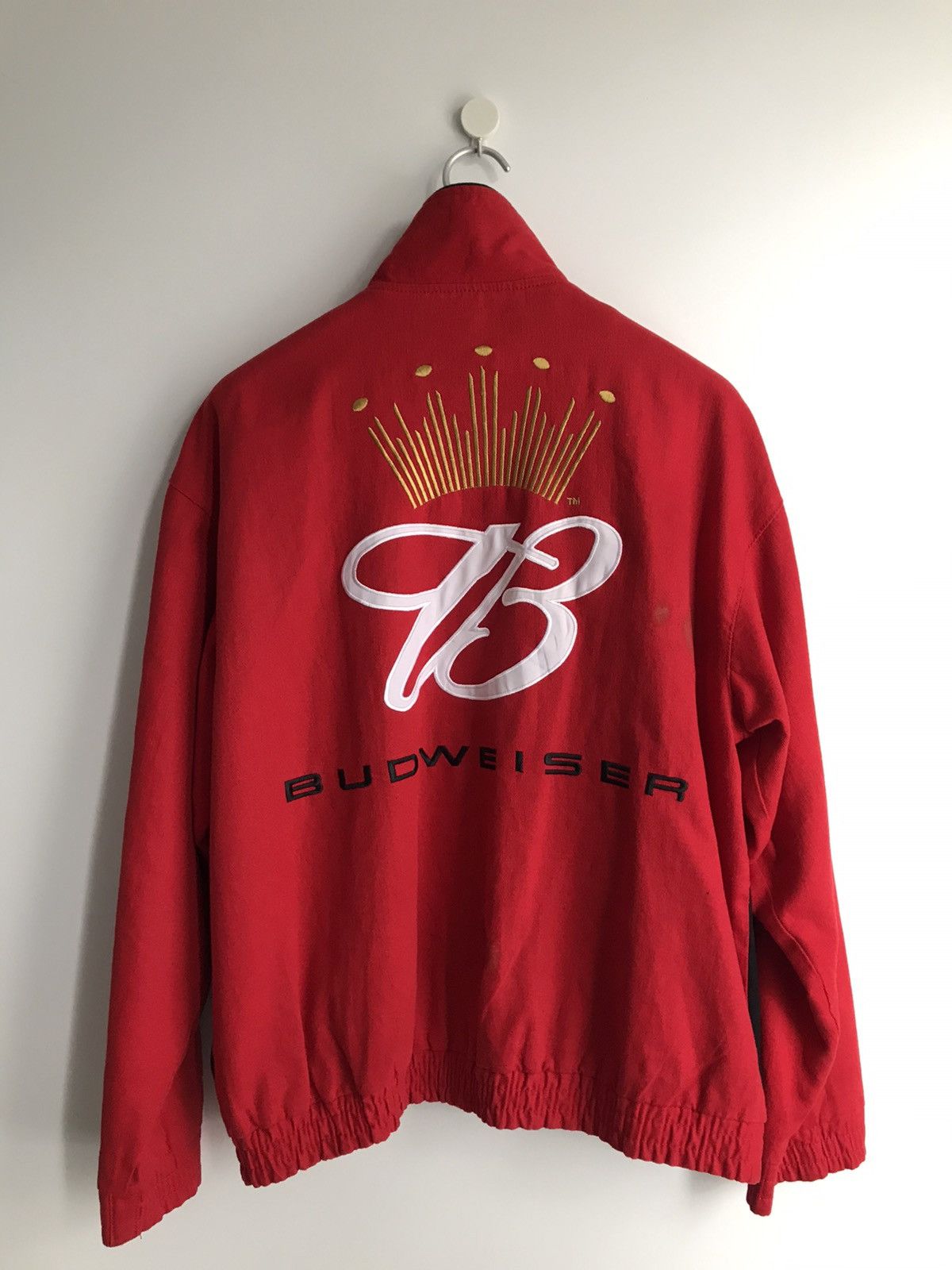 NASCAR × Vintage 🔥NASCAR Budweiser Racing Jacket🔥 Size US M / EU 48-50 / 2 - 2 Thumbnail