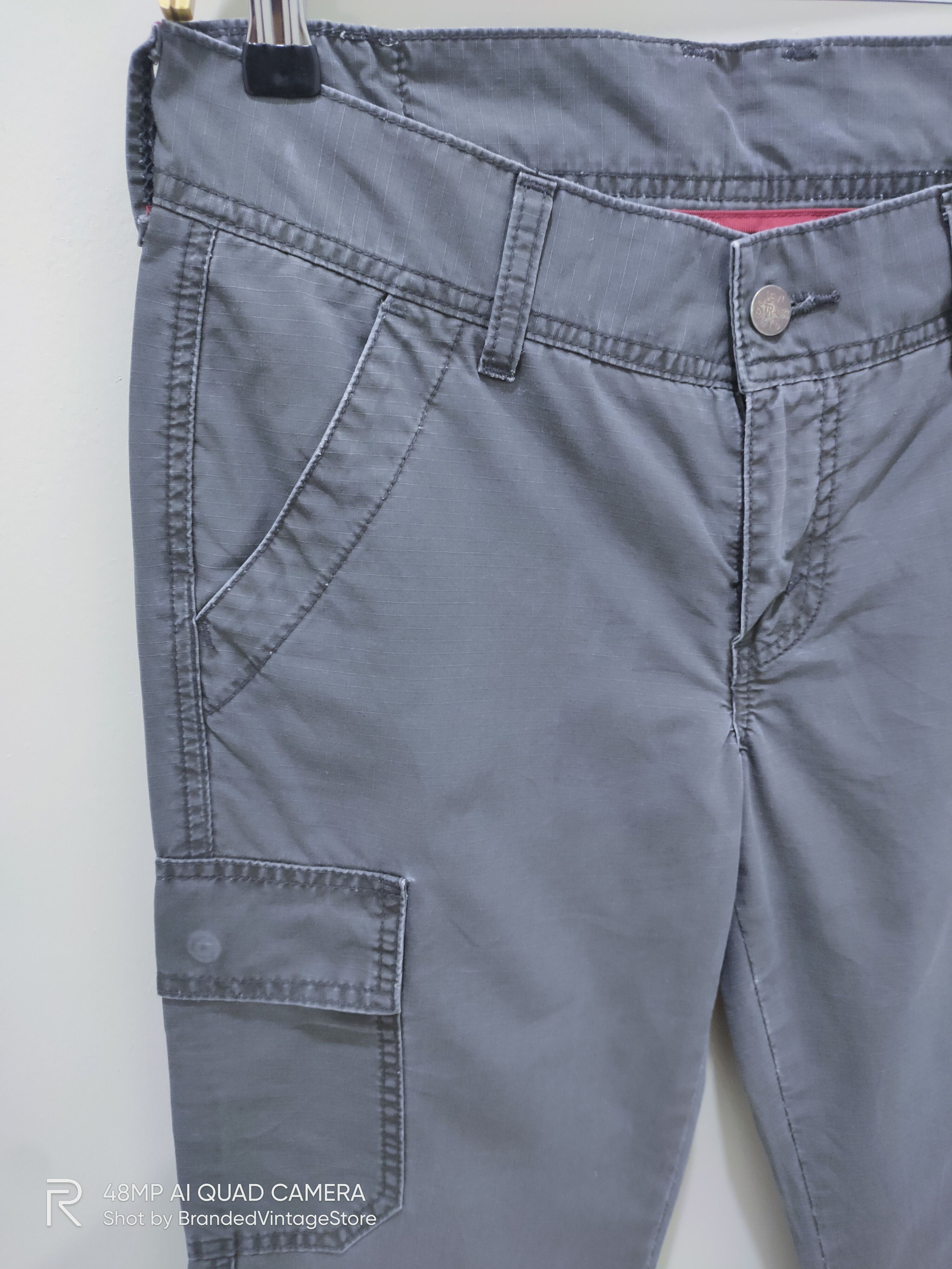 Japanese Brand × Levi's LEVIS REDLOOP Flare Multipocket Tactical Fashion Cargo Pant Size 30" / US 8 / IT 44 - 6 Thumbnail