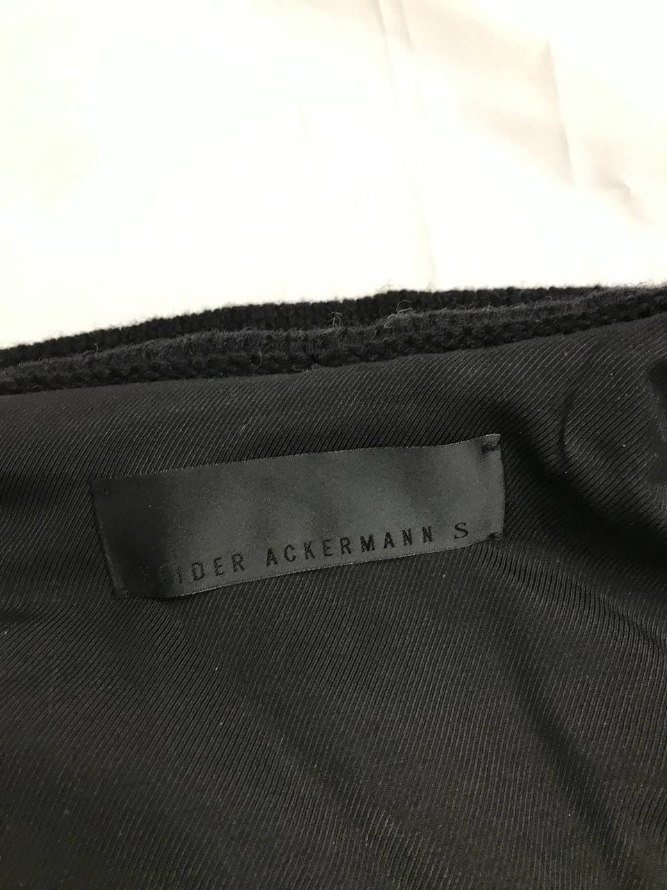 Haider Ackermann Haider Ackermann Intarsia Knitted Officer Off-White Coat Size US S / EU 44-46 / 1 - 17 Thumbnail