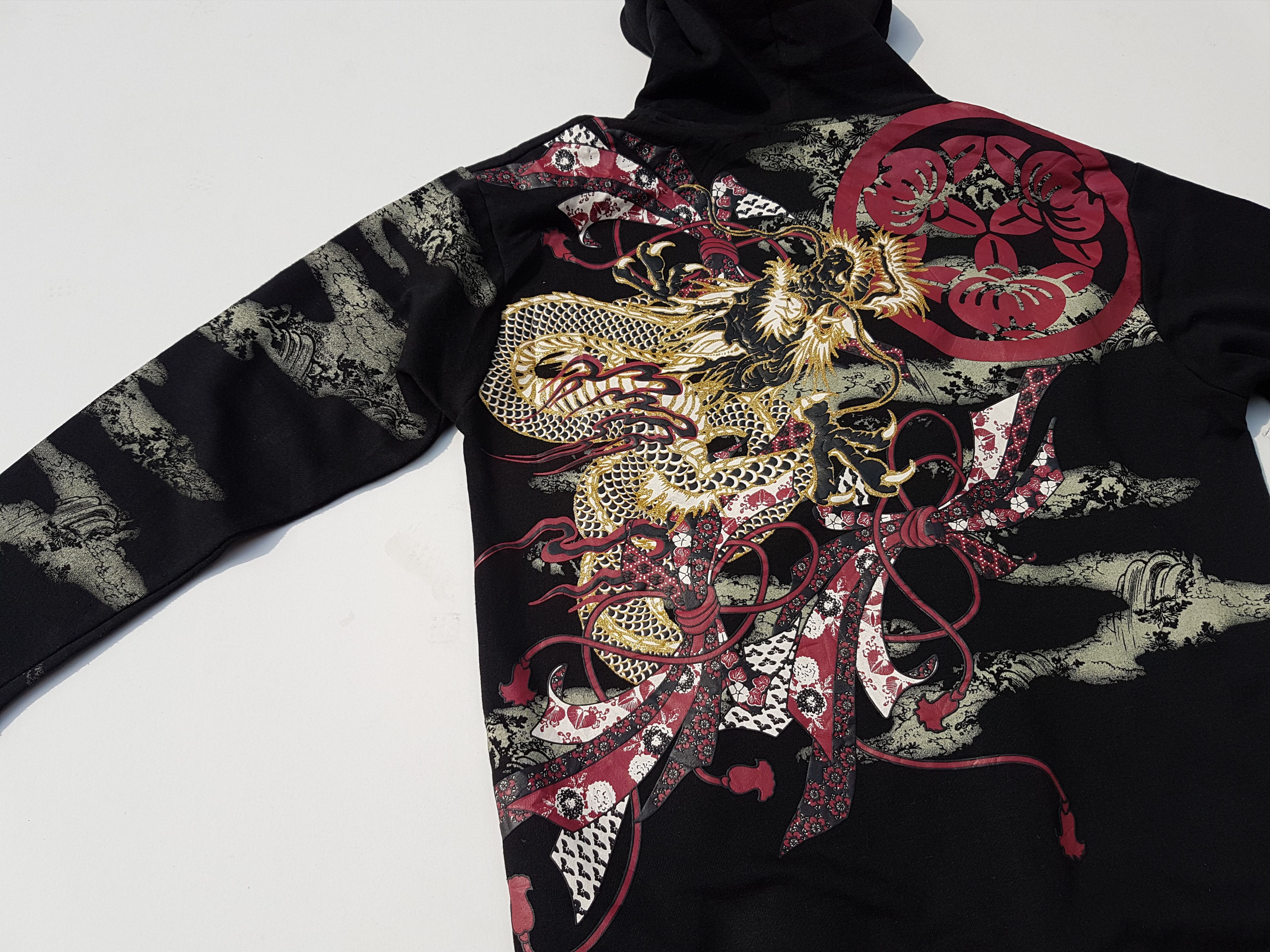 Japanese Brand Fit M to L Cure All Dragon Hoodie Size US L / EU 52-54 / 3 - 11 Thumbnail