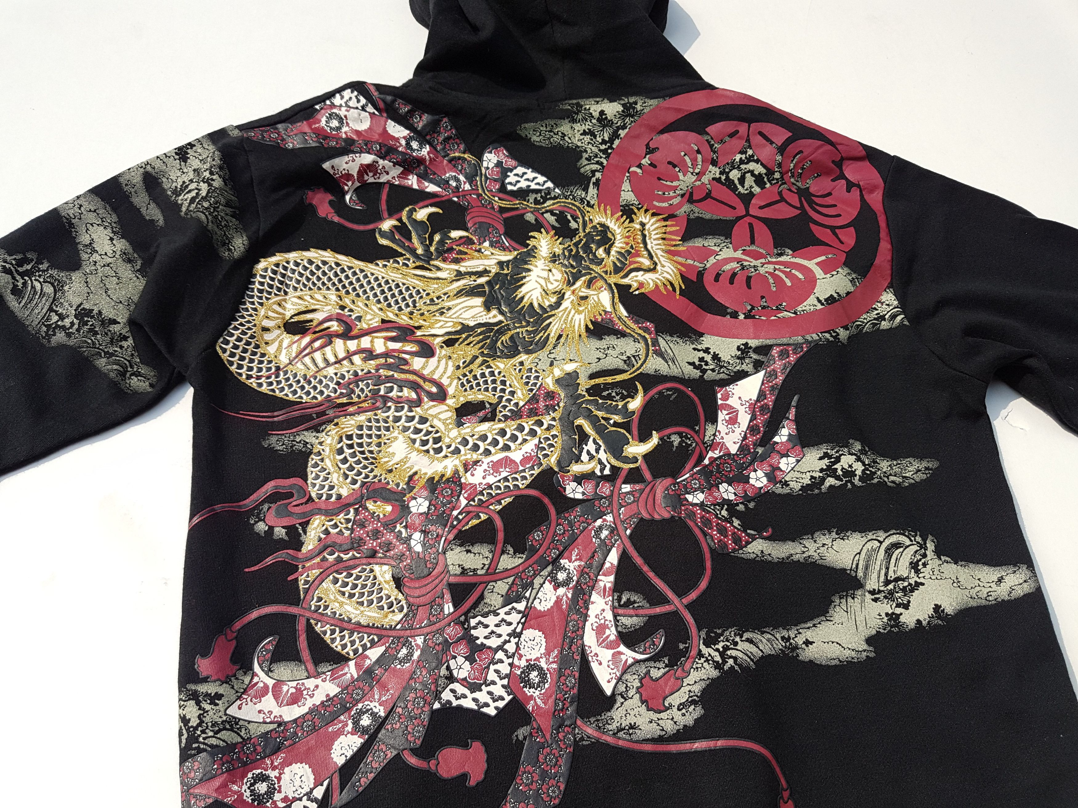 Japanese Brand Fit M to L Cure All Dragon Hoodie Size US L / EU 52-54 / 3 - 10 Thumbnail