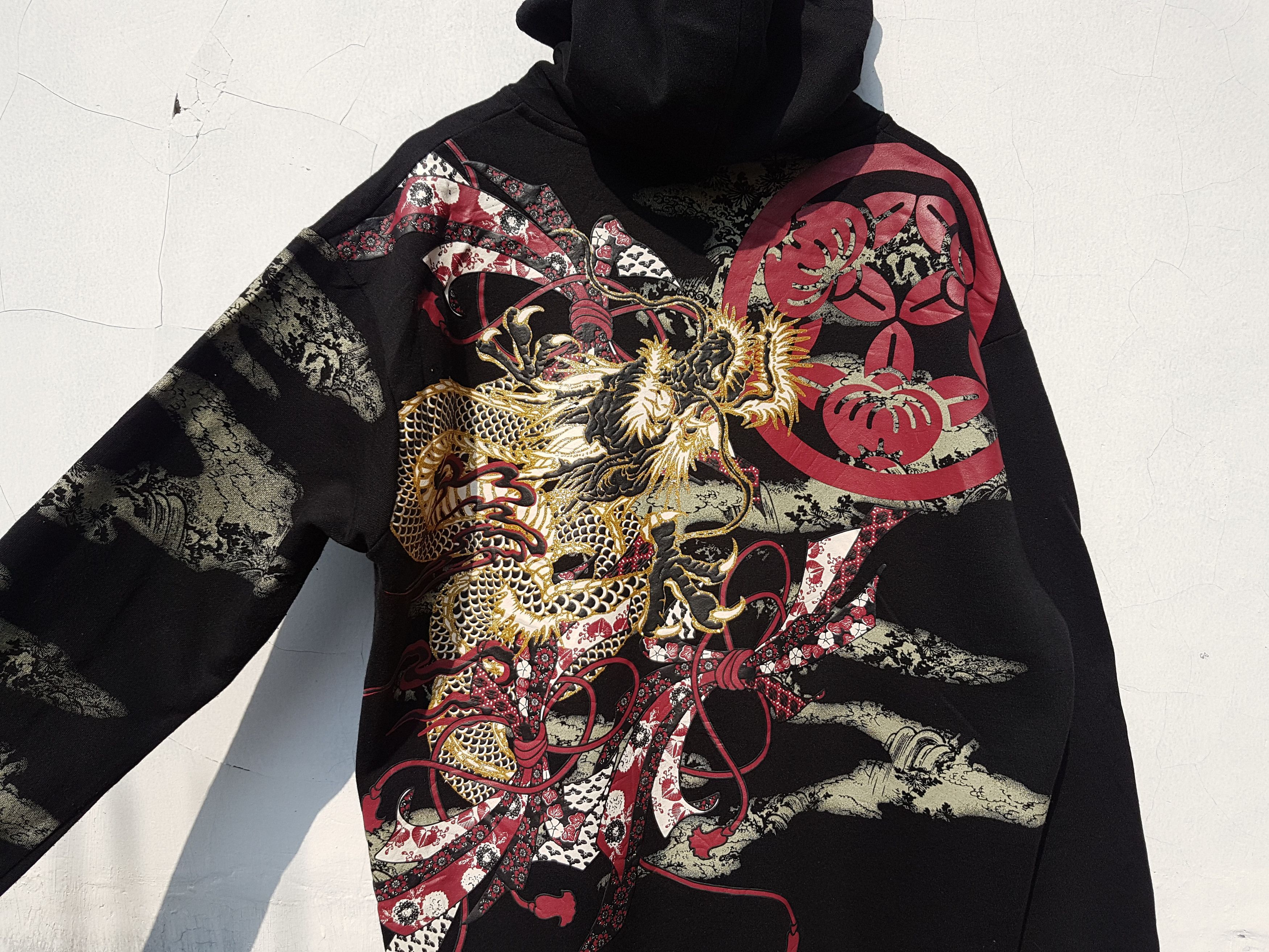 Japanese Brand Fit M to L Cure All Dragon Hoodie Size US L / EU 52-54 / 3 - 3 Thumbnail