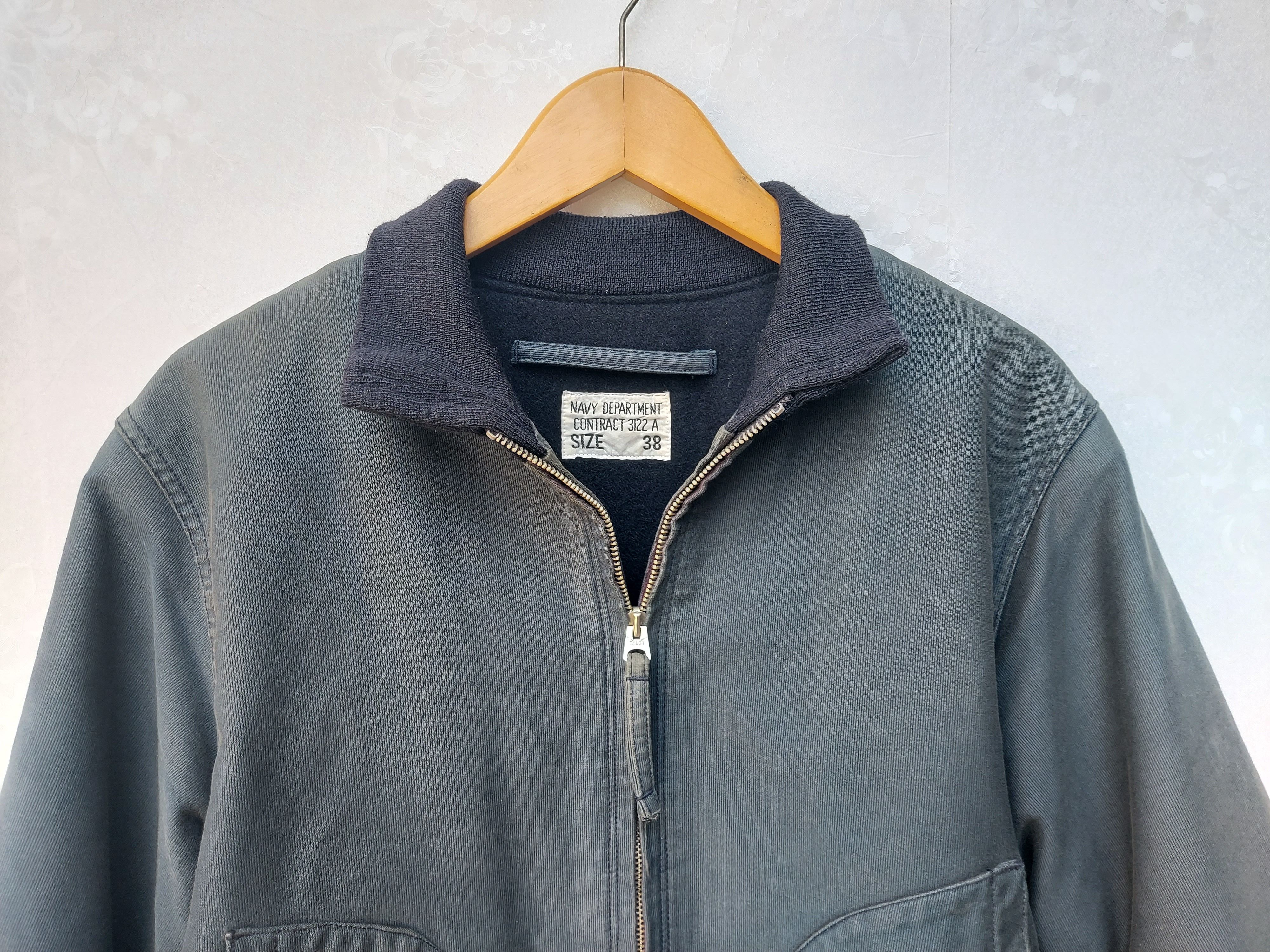 Buzz Rickson's Archival Vtg Buzzrickson Deck Zip Seabees Stencil Jacket Size US S / EU 44-46 / 1 - 3 Thumbnail