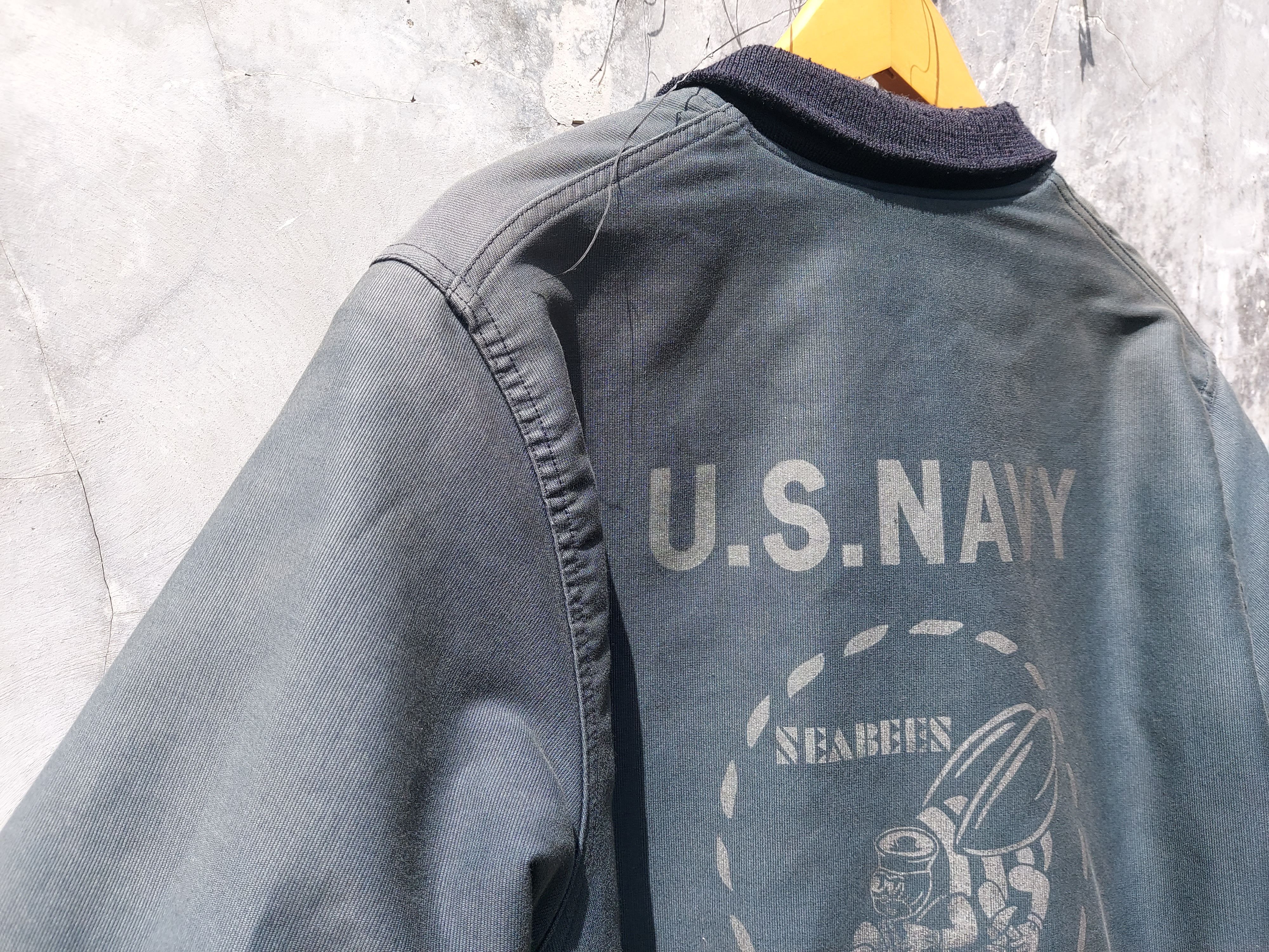 Buzz Rickson's Archival Vtg Buzzrickson Deck Zip Seabees Stencil Jacket Size US S / EU 44-46 / 1 - 6 Thumbnail
