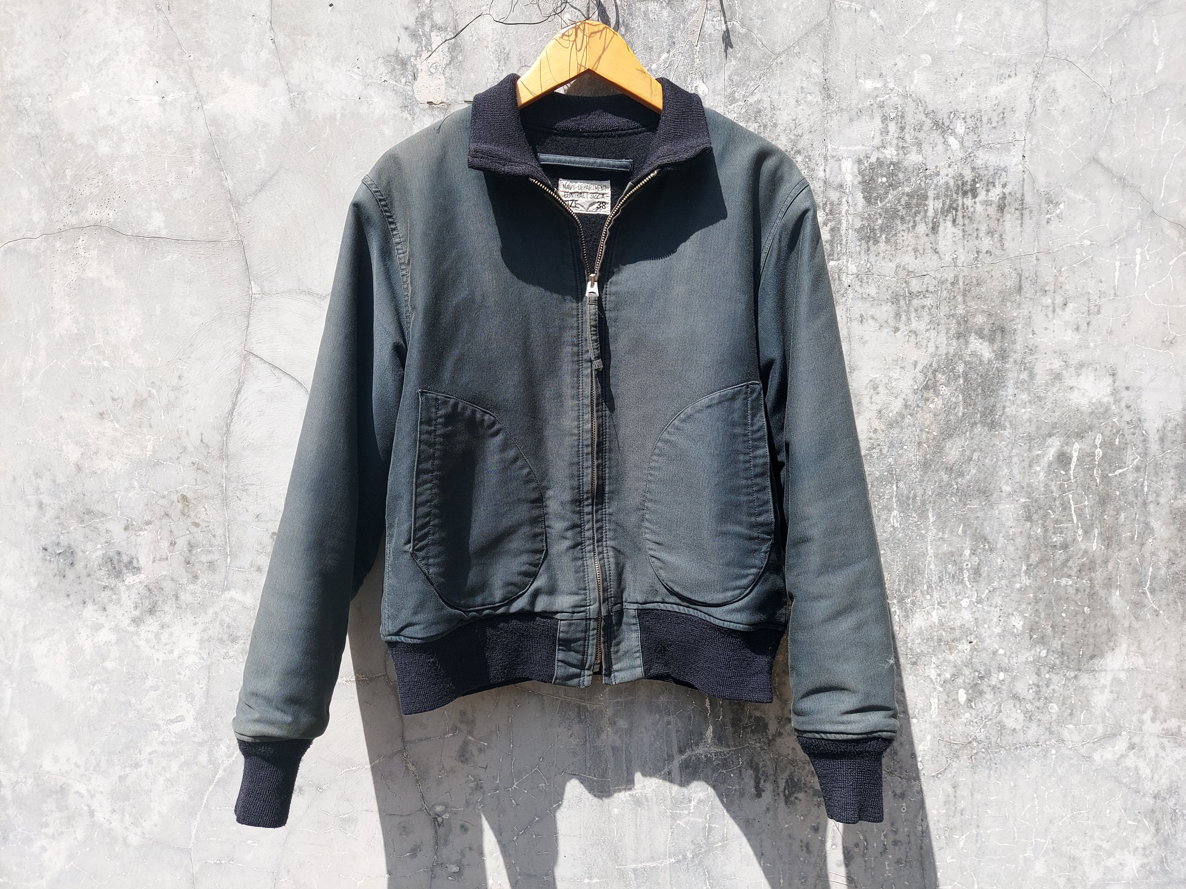 Buzz Rickson's Archival Vtg Buzzrickson Deck Zip Seabees Stencil Jacket Size US S / EU 44-46 / 1 - 4 Thumbnail