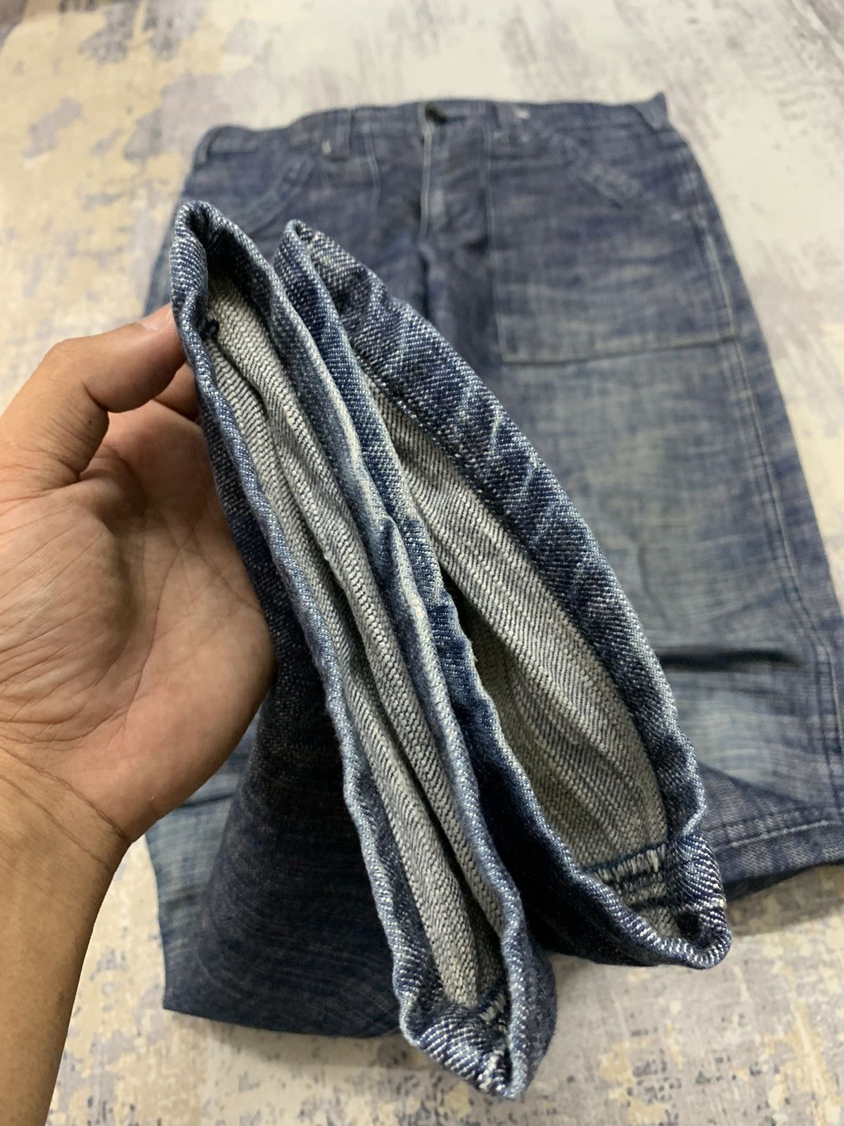 Japanese Brand Global Work Undercover Hysteric Glamour Style Denim Jean Size US 31 - 6 Thumbnail