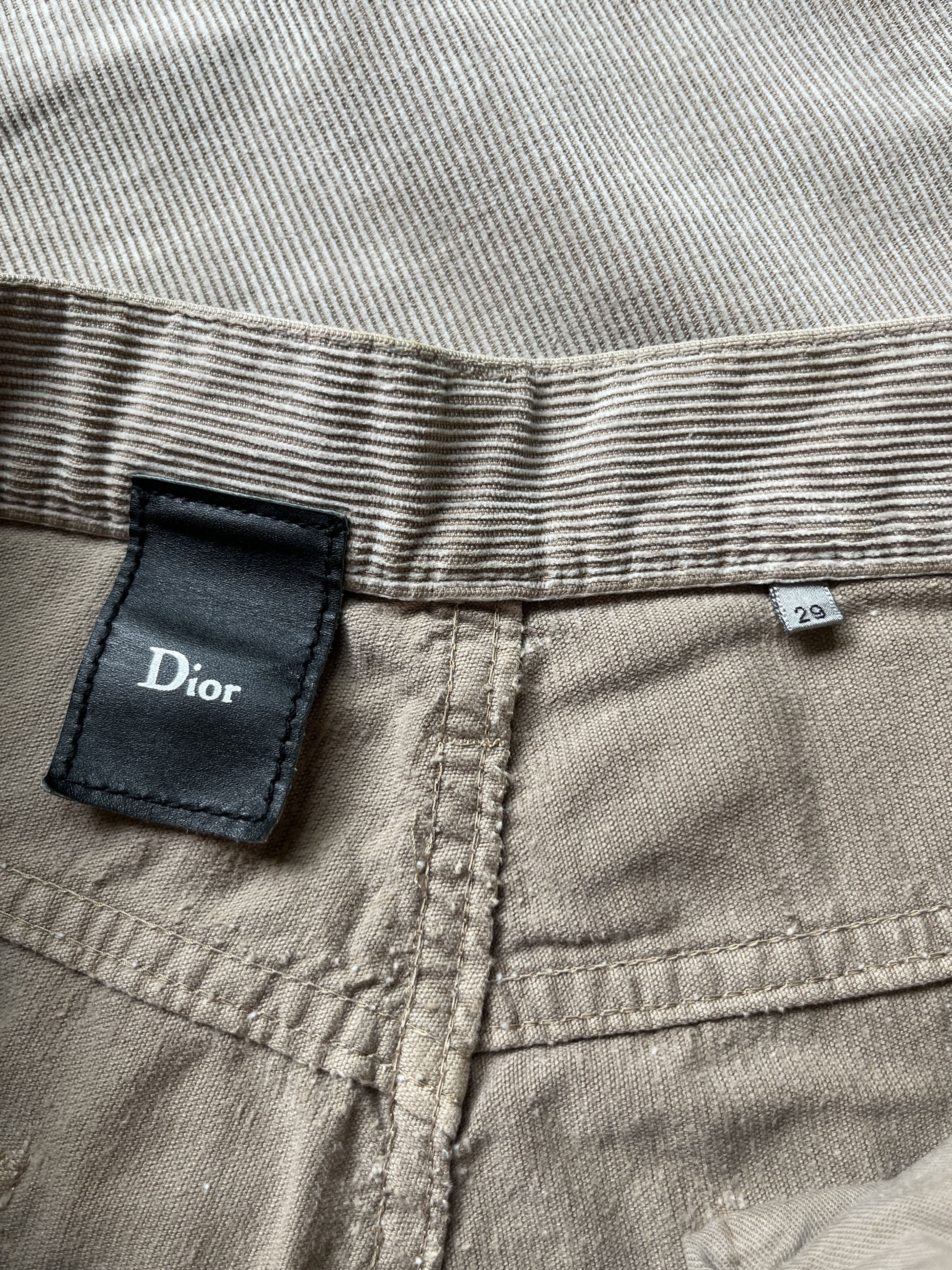Dior × Hedi Slimane ⚡️QUICK SALE⚡️Dior by Hedi Slimane Beige Corduroy Pants Size US 29 - 3 Thumbnail