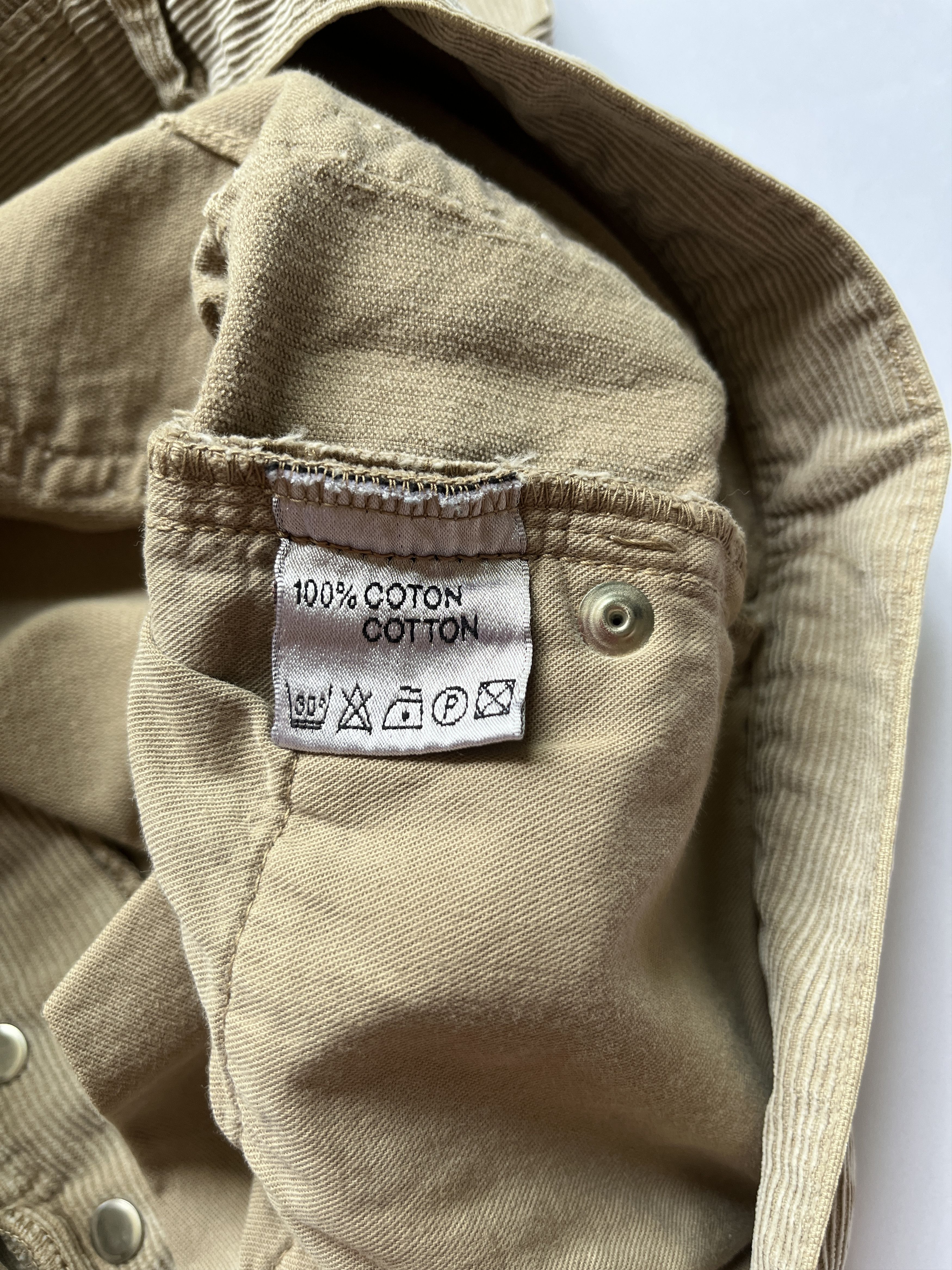 Dior × Hedi Slimane ⚡️QUICK SALE⚡️Dior by Hedi Slimane Beige Corduroy Pants Size US 29 - 4 Thumbnail