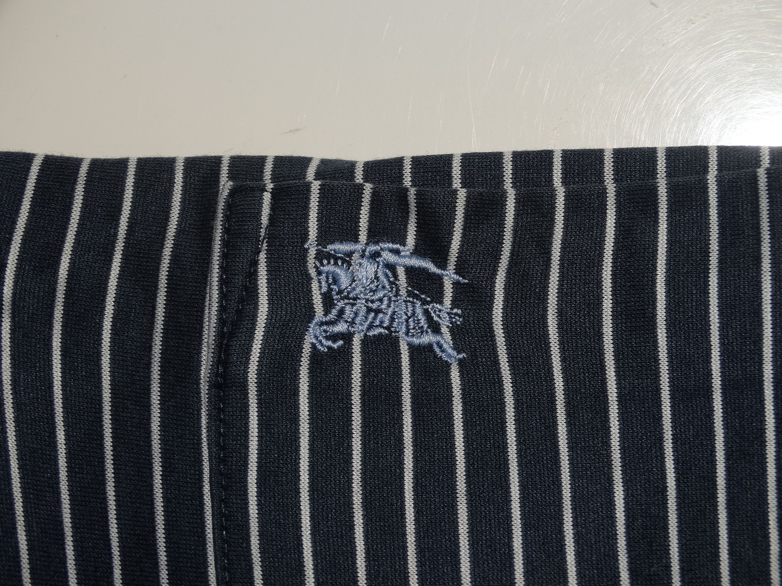 Burberry × Burberry Prorsum × Vintage burberry vintage stripes striped pocket logo polo size M/L Size US L / EU 52-54 / 3 - 3 Thumbnail
