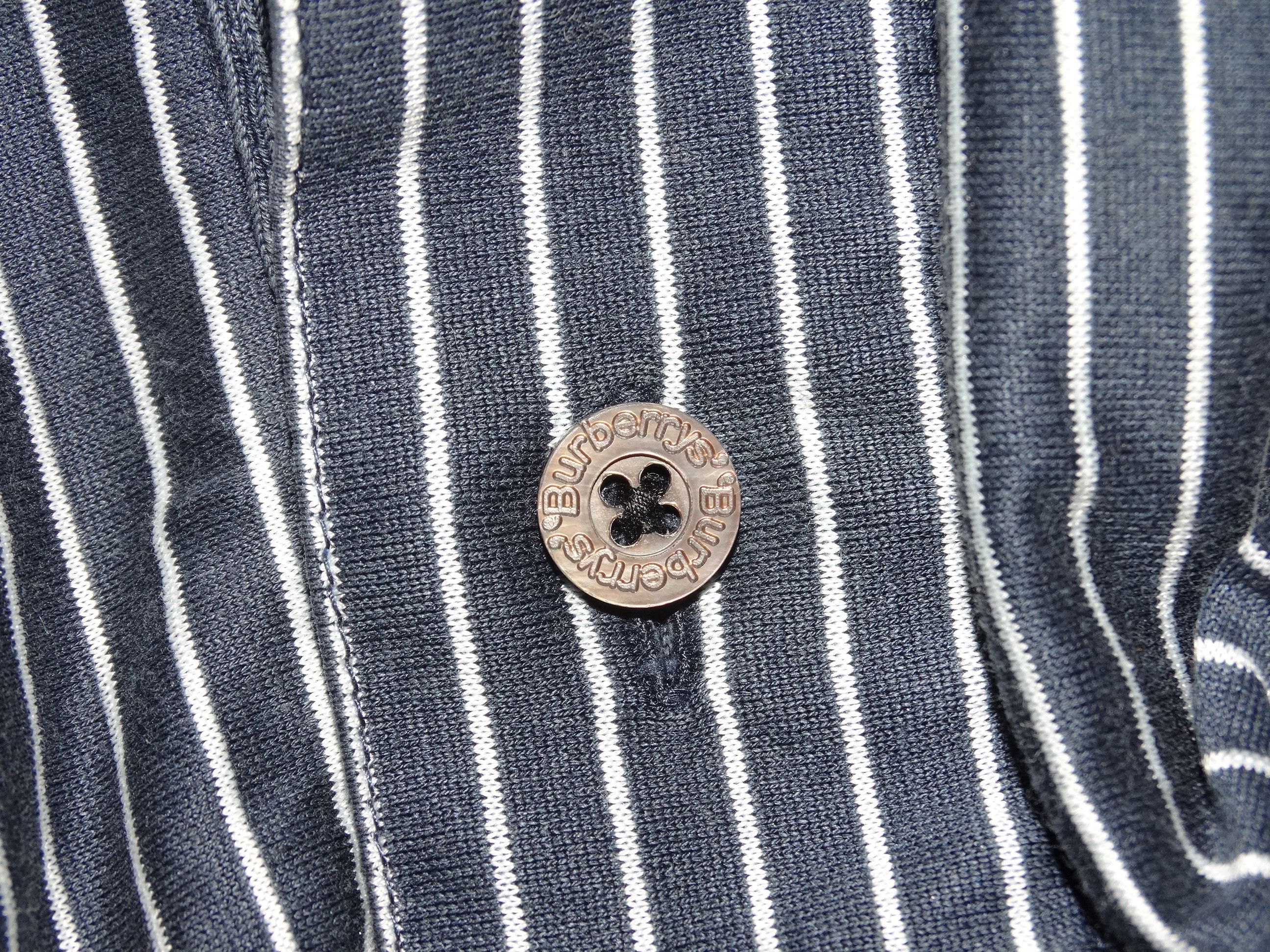 Burberry × Burberry Prorsum × Vintage burberry vintage stripes striped pocket logo polo size M/L Size US L / EU 52-54 / 3 - 5 Thumbnail