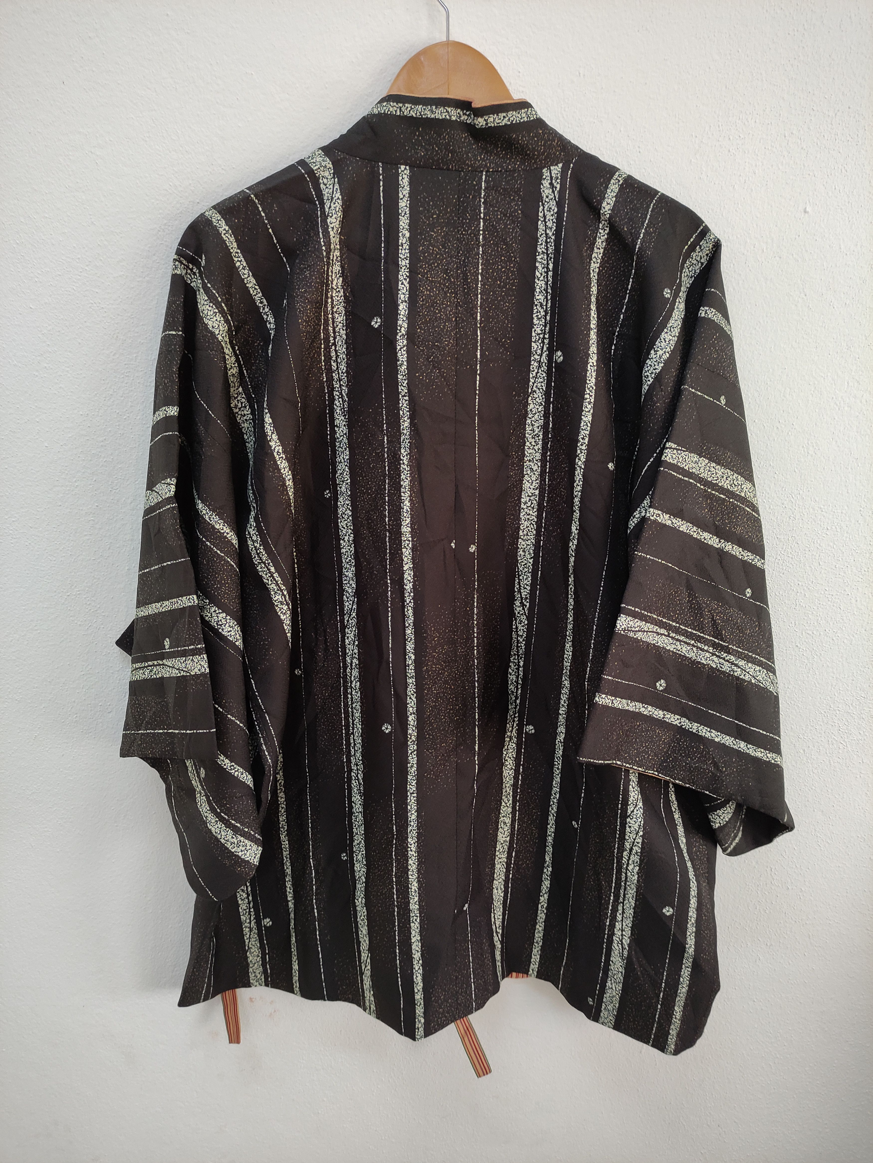 Japanese Brand Otozuki Japanese Striped Polyster Kimono Cardigan Size US L / EU 52-54 / 3 - 2 Thumbnail