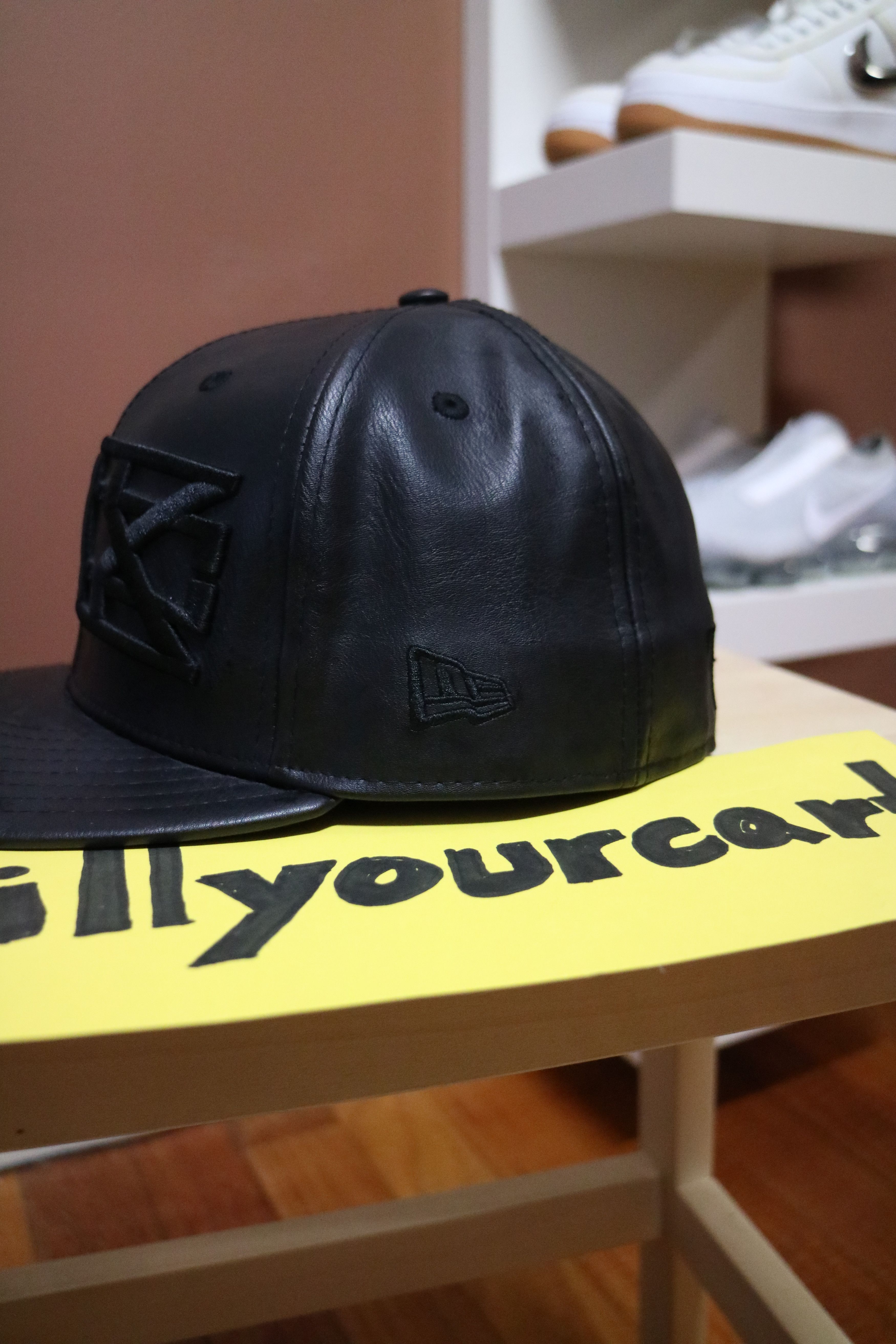 KTZ × New Era New Era Edition Embroidery Leather Fitted Cap Size ONE SIZE - 3 Thumbnail