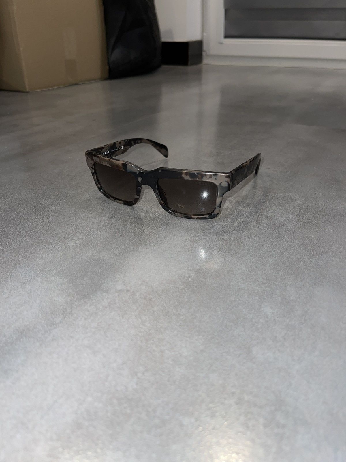 Prada Prada SPR01Q ROI-1X1 Camo Sunglasses Size ONE SIZE - 1 Thumbnail