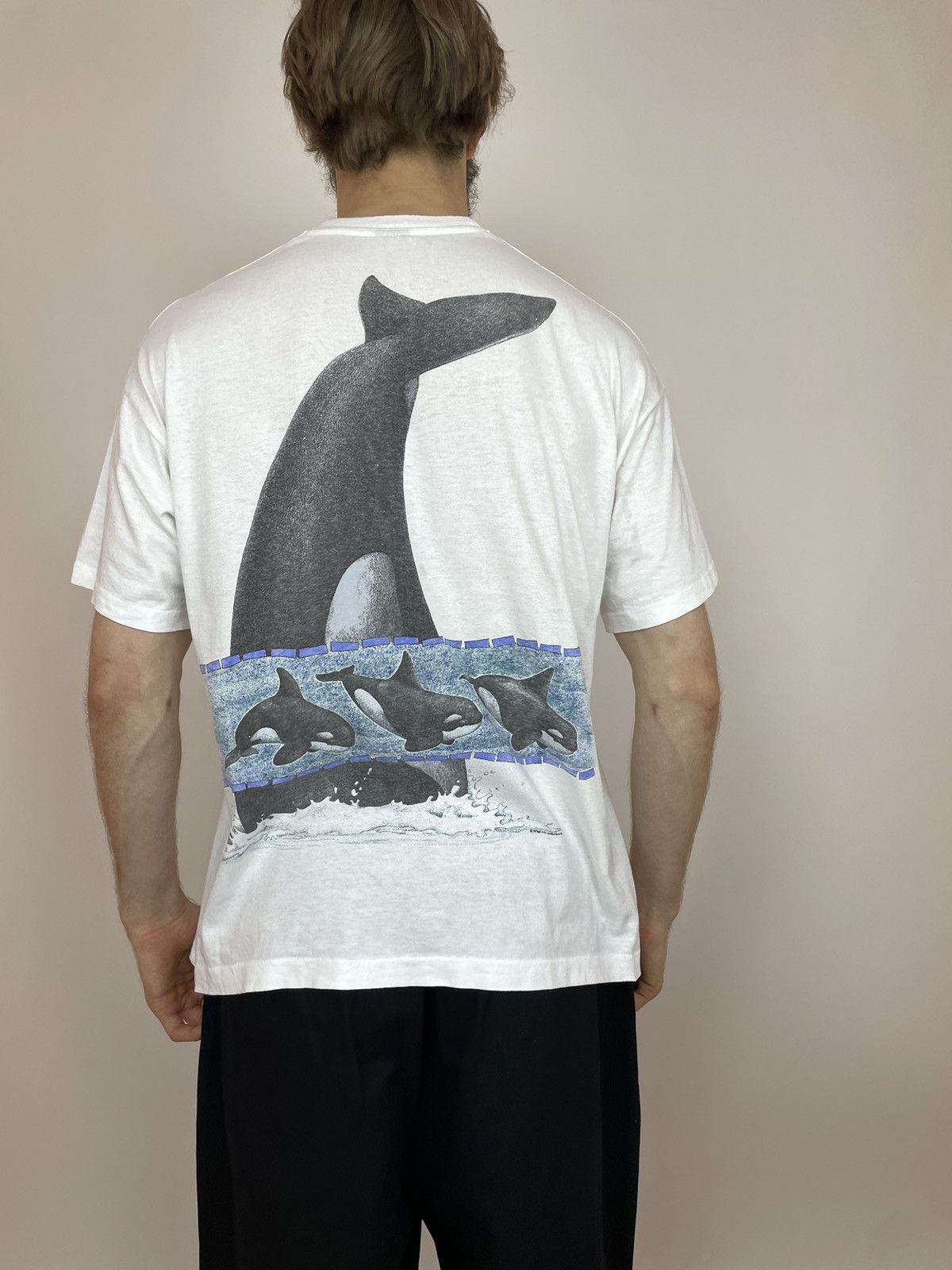 Vintage PREMIUM SCREEN STARS VTG Tee PETER KULL HARLEQUIN NG 1989 Size US XL / EU 56 / 4 - 5 Thumbnail