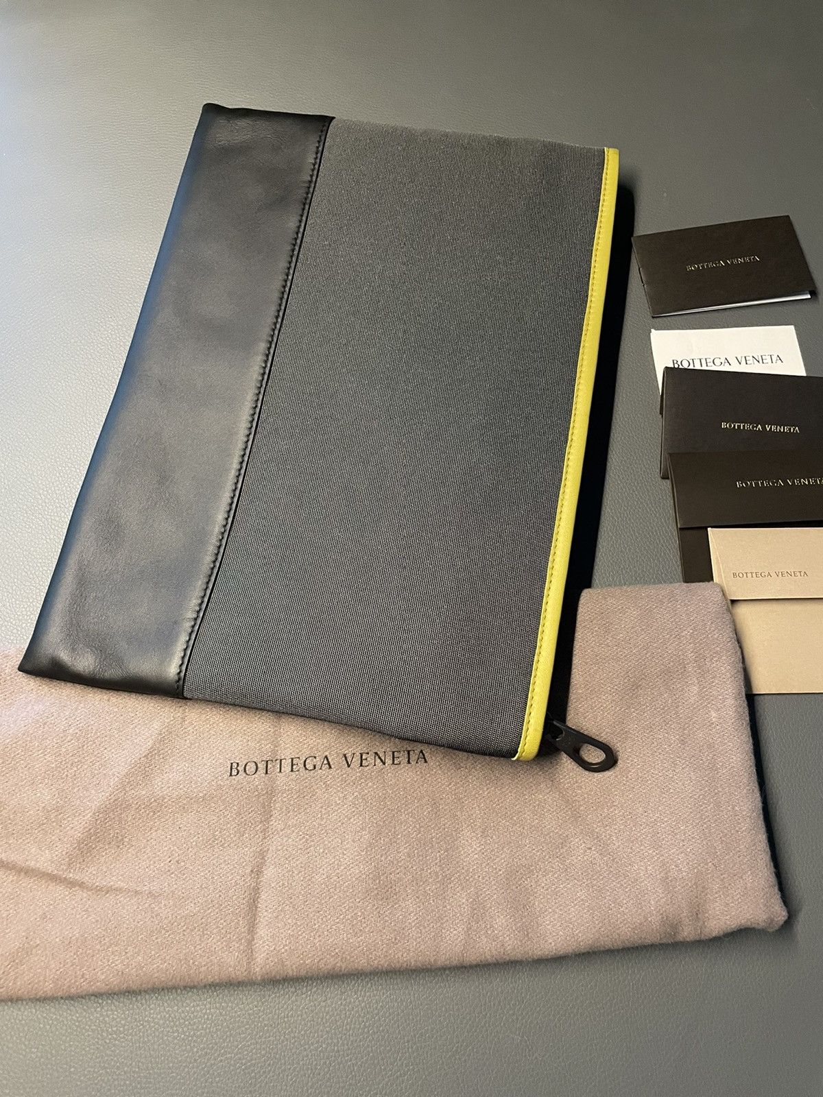 Bottega Veneta Green Brand NEW Rare SuperRunway Woven Leather Pouch Bag Size ONE SIZE - 15 Thumbnail